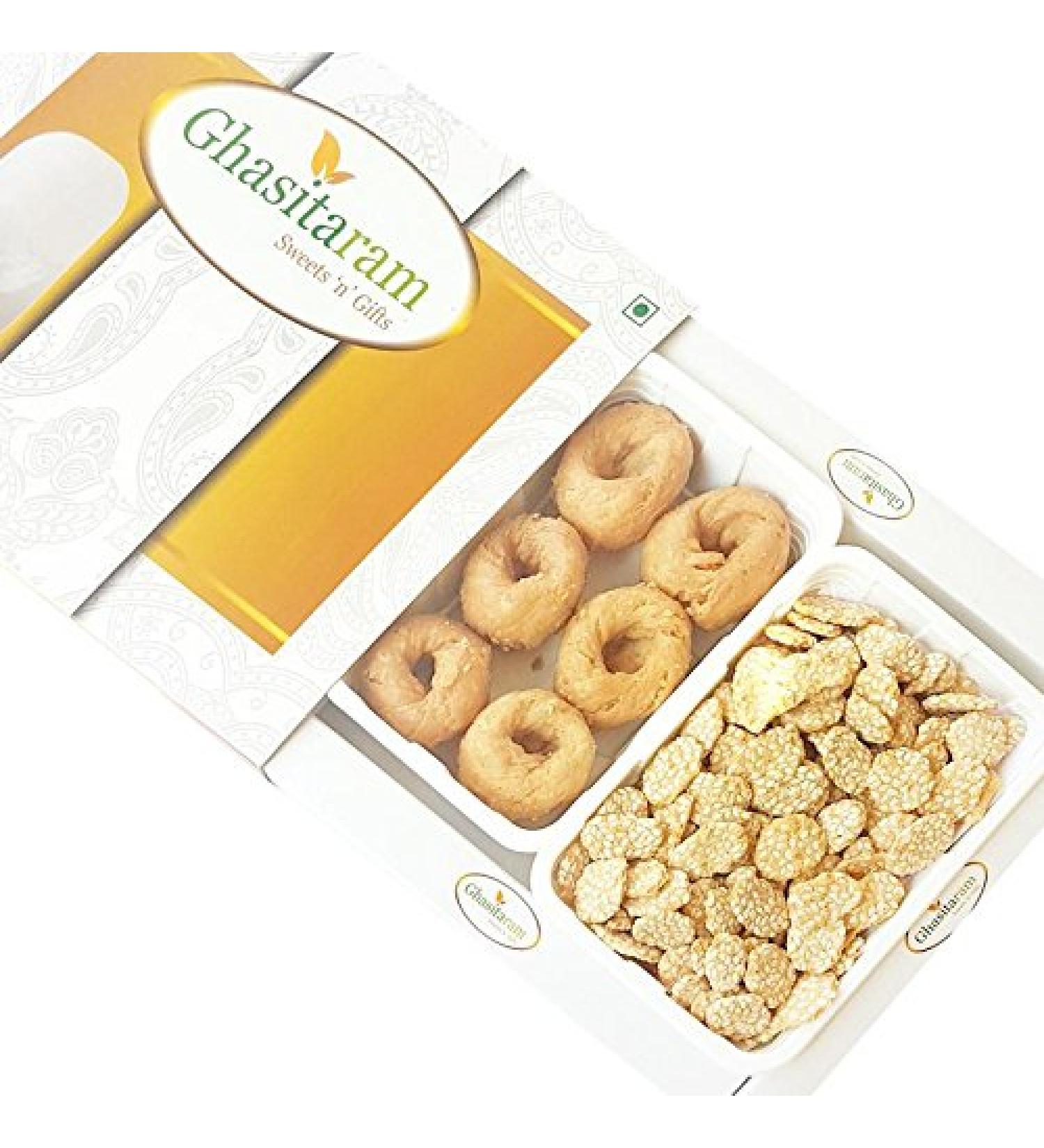 Ghasitaram Gifts Lohri Sweets - Khajoor and Revadi Hamper - Buy Online on GoSupps.com