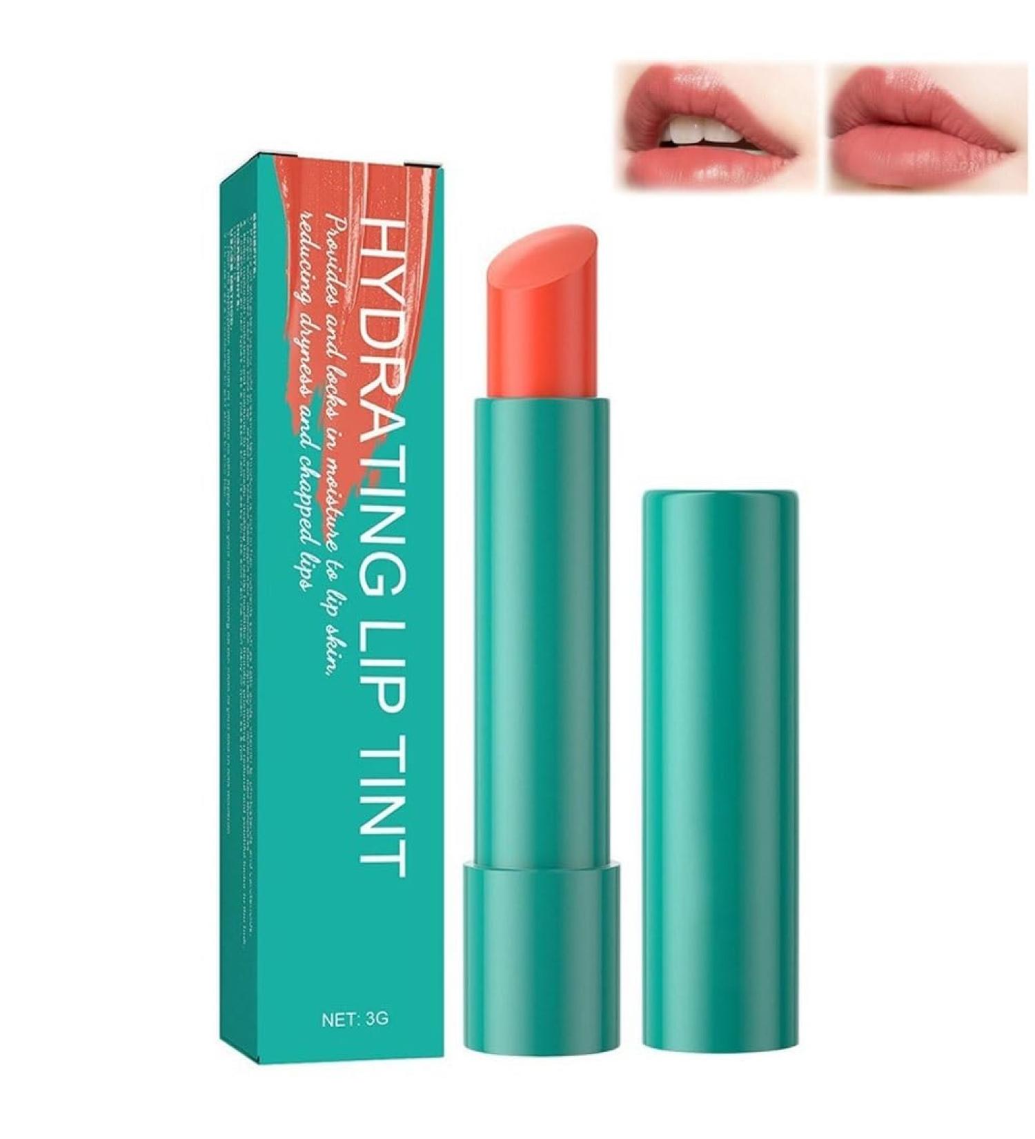 Hydrating Lip Tint - 24-Hour Moisture & Long-Lasting Shine | Sheer Strength Moisturizing Lip Gloss Model F - Buy Online on GoSupps.com