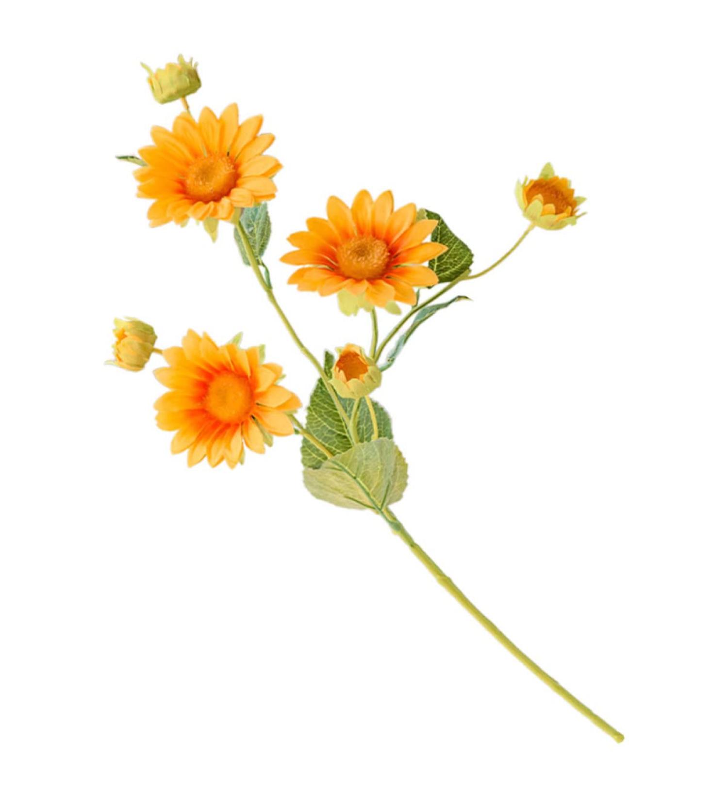 HOMSFOU Simulated Sunflower Faux Sunflower Arrangement Artificial Sunflower Flowers Sunflower Bouquet Picks Home Decor Sunflower Bouquet Decors Fake Bouquet Single Flower Silk Flower - Buy Online on GoSupps.com