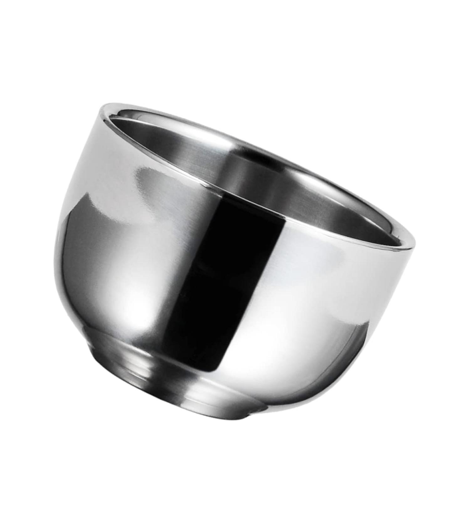 FRCOLOR Stainless Steel Castle Foam Shaving Cup - 7.3x5cm - Durable Tool for Men | Shaving Cream & Soap Container - Buy Online on GoSupps.com