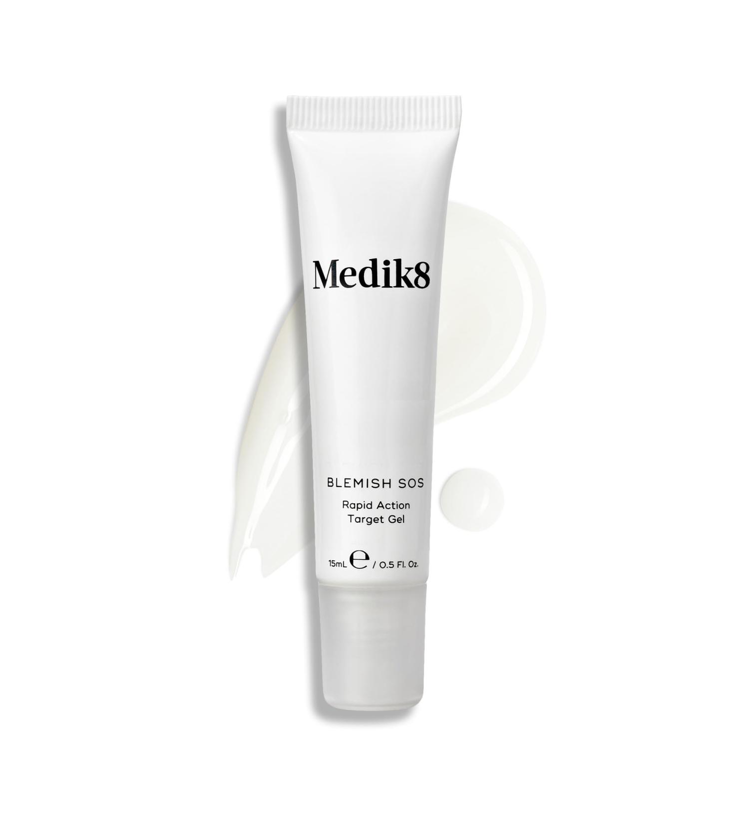 Medik8 Blemish SOS - Rapid Action Target Gel - Acne Treatment With 2% Salicylic Acid & Niacinamide - Reduces Blemishs & Redness - 15ml - Buy Online on GoSupps.com