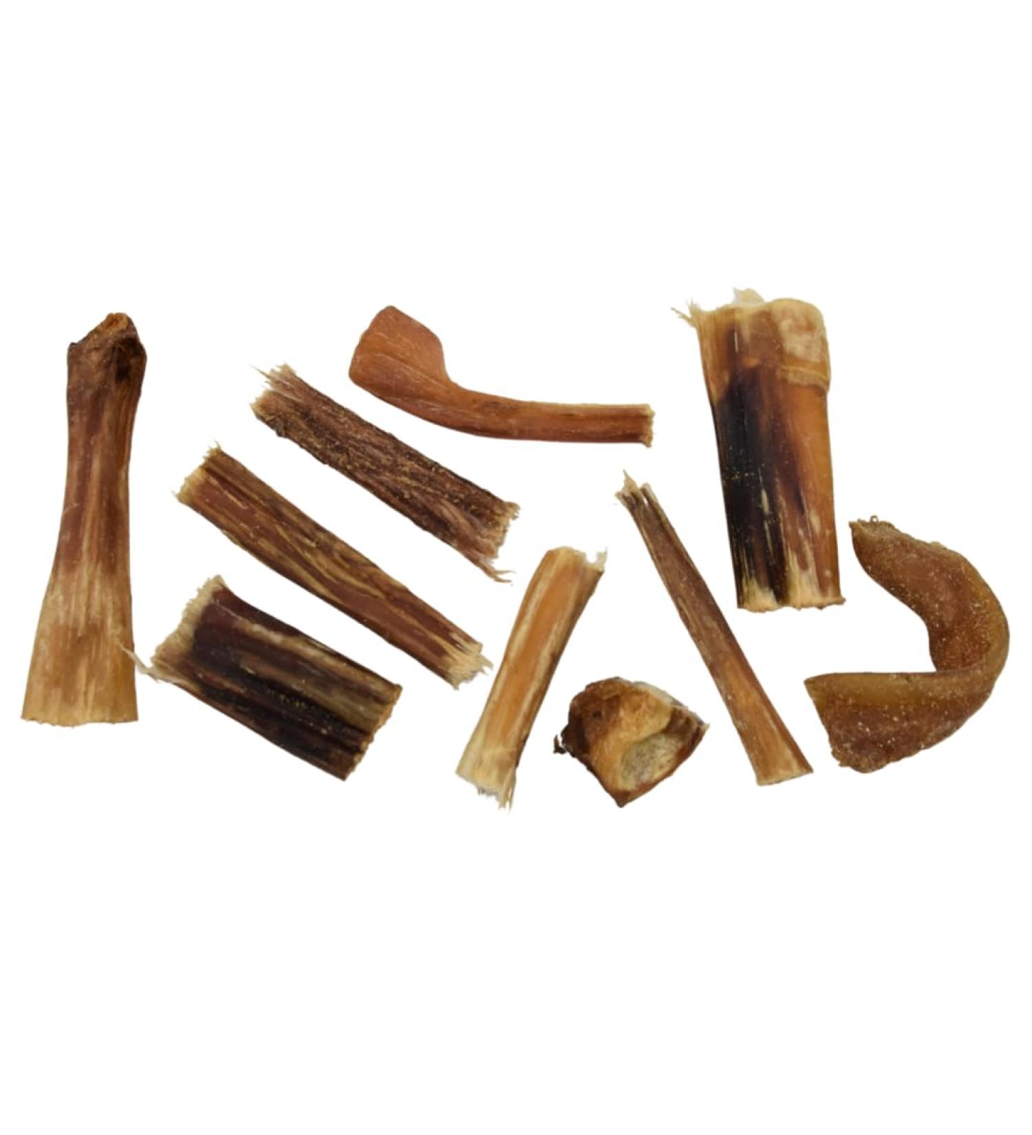 Express Pet Supplies 500g Bulls Pizzles 6/12cm Cut & End Pieces Bully Sticks Dog Treat Chew