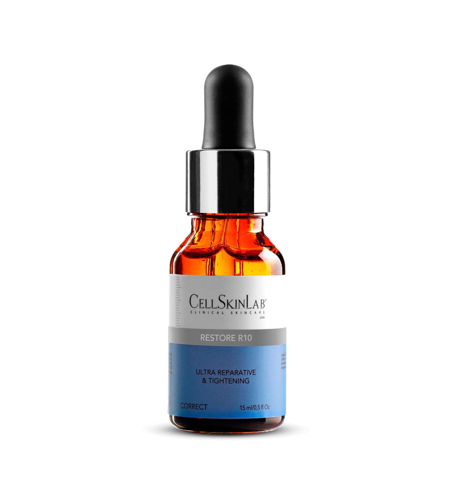 Restoring and Tightening Serum by CellSkinLab - Anti-Aging Reparative Skincare with 10% Resveratrol Collagen & Elastin | Restore R10 - Shop Internationally - Buy Online on GoSupps.com