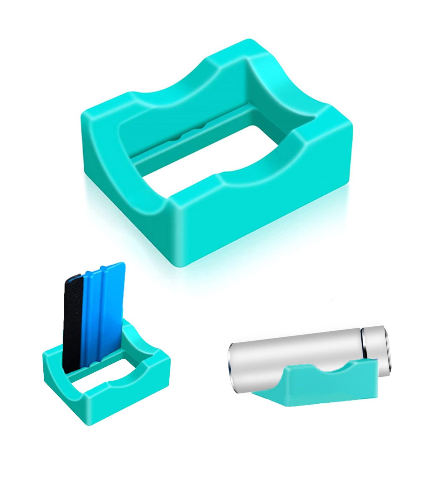 YEJAHY Silicone Cup Cradle for Tumbler Crafting - Vinyl Decals & Felt Edge Squeegee for Perfect Decal Alignment - Buy Online on GoSupps.com