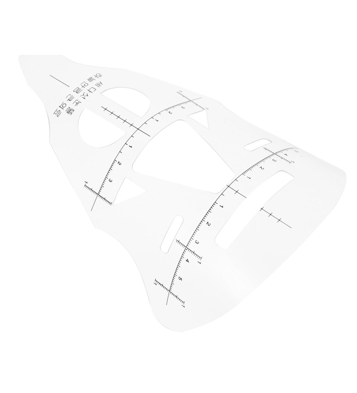 FOMIYES 3 Pcs Make up Kit Eyebrow Ruler Measure Tool Lip Ruler Paint Pen Light Therapy Pen Eyebrow Trimming - Buy Online on GoSupps.com