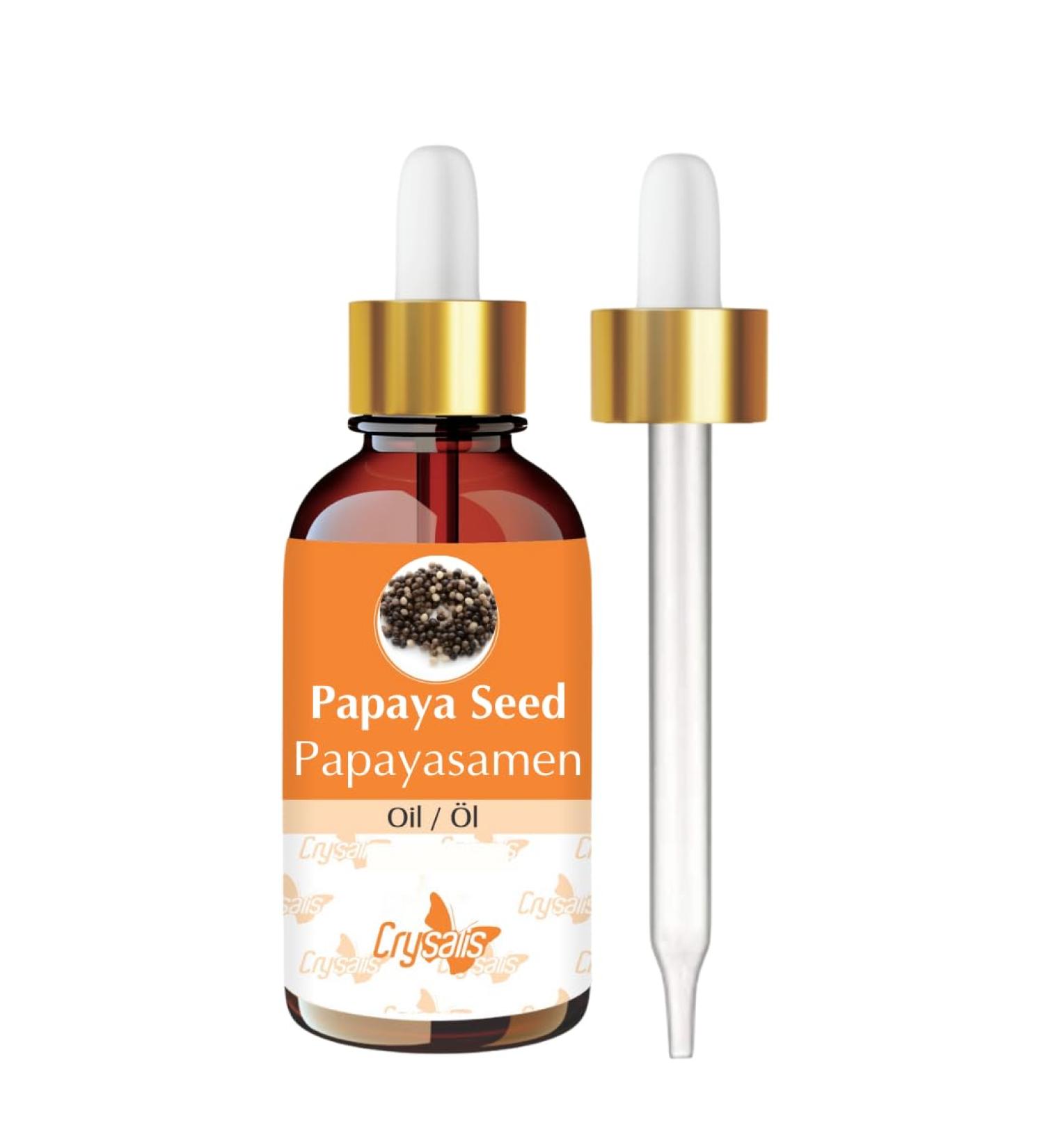  CRYSALIS Chrysalis Papaya Seed Oil (Carica Papaya) - 1.01 Fl Oz (30 ml) - Buy Online on GoSupps.com