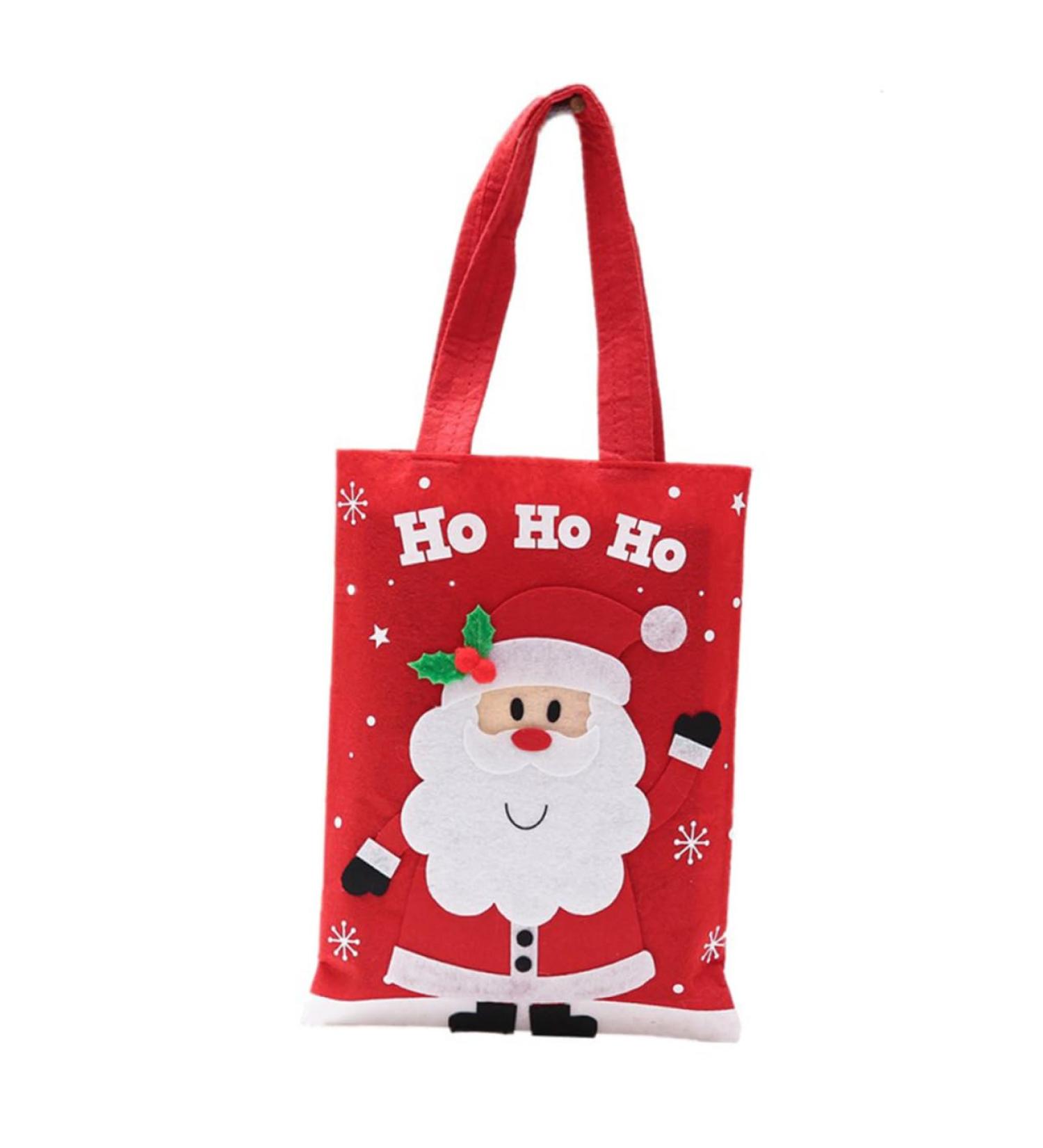 Healeved for Candies Favors Christmas Chocolate Party Bags Claus Santa Tote Pattern Cartoon Portable - Buy Online on GoSupps.com