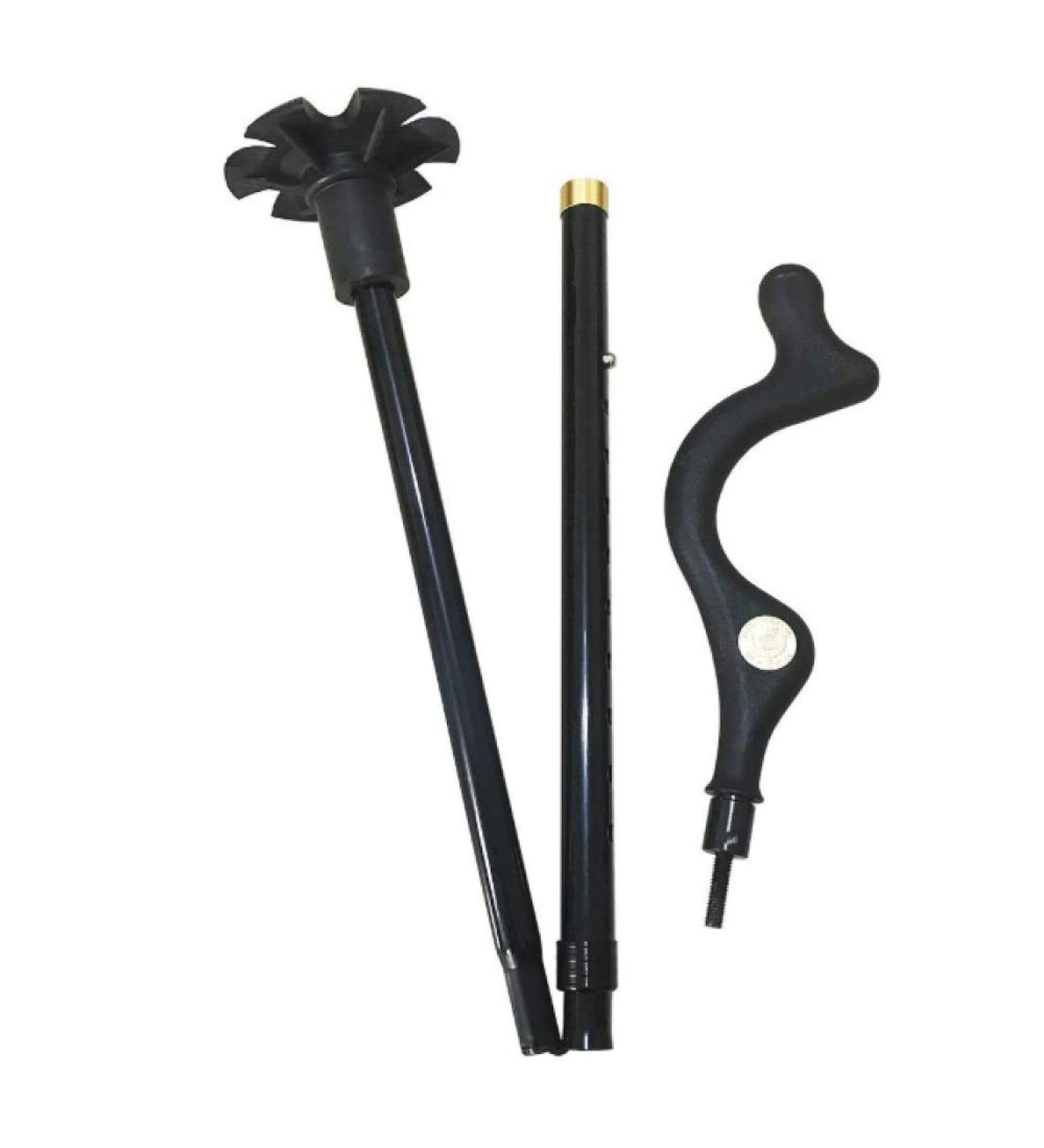 Folding Walking Stick Women Men Posture Walking Cane Portable Self-Standing Lightweight 10 Height Adjustable Crutches Adults Elderly Ladies Black Crutches Hello Independence - Buy Online on GoSupps.com