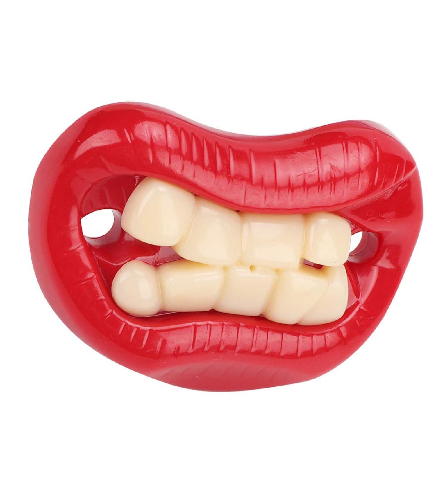 Funny Baby Pacifier - Cute Anti-Off Silicone Pacifier for Newborns | Food-Grade Teething Toy Gift for Babies (3-8 Teeth) - Buy Online on GoSupps.com