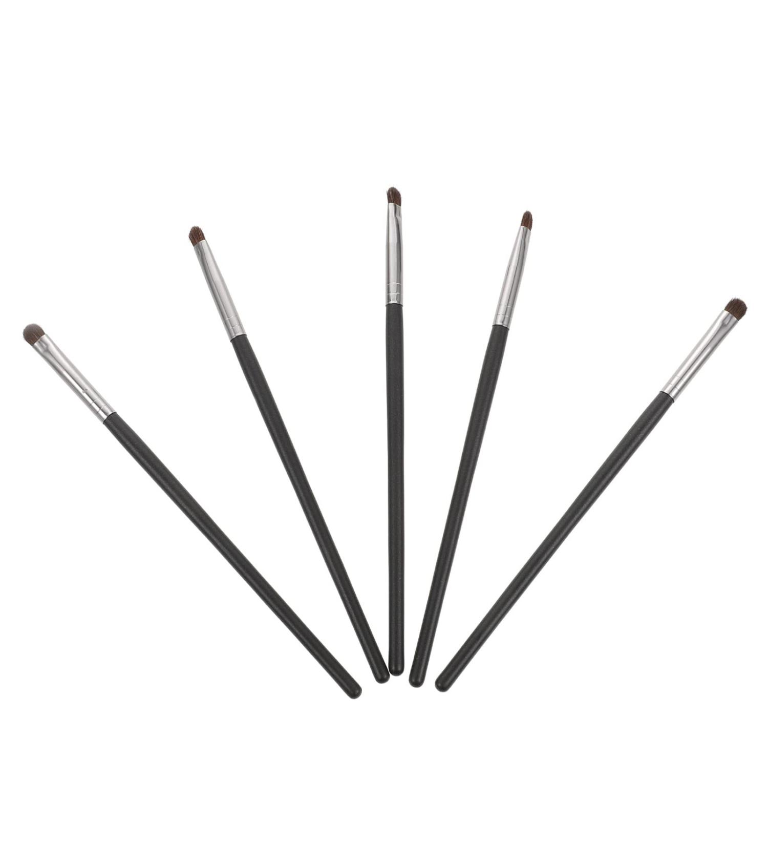 DRESSOOS 5pcs Eye Shadow Brush Makeup Brush Eye Brush Eye Shadows Kit Eye Shadow Brushes Wooden Handle - Buy Online on GoSupps.com
