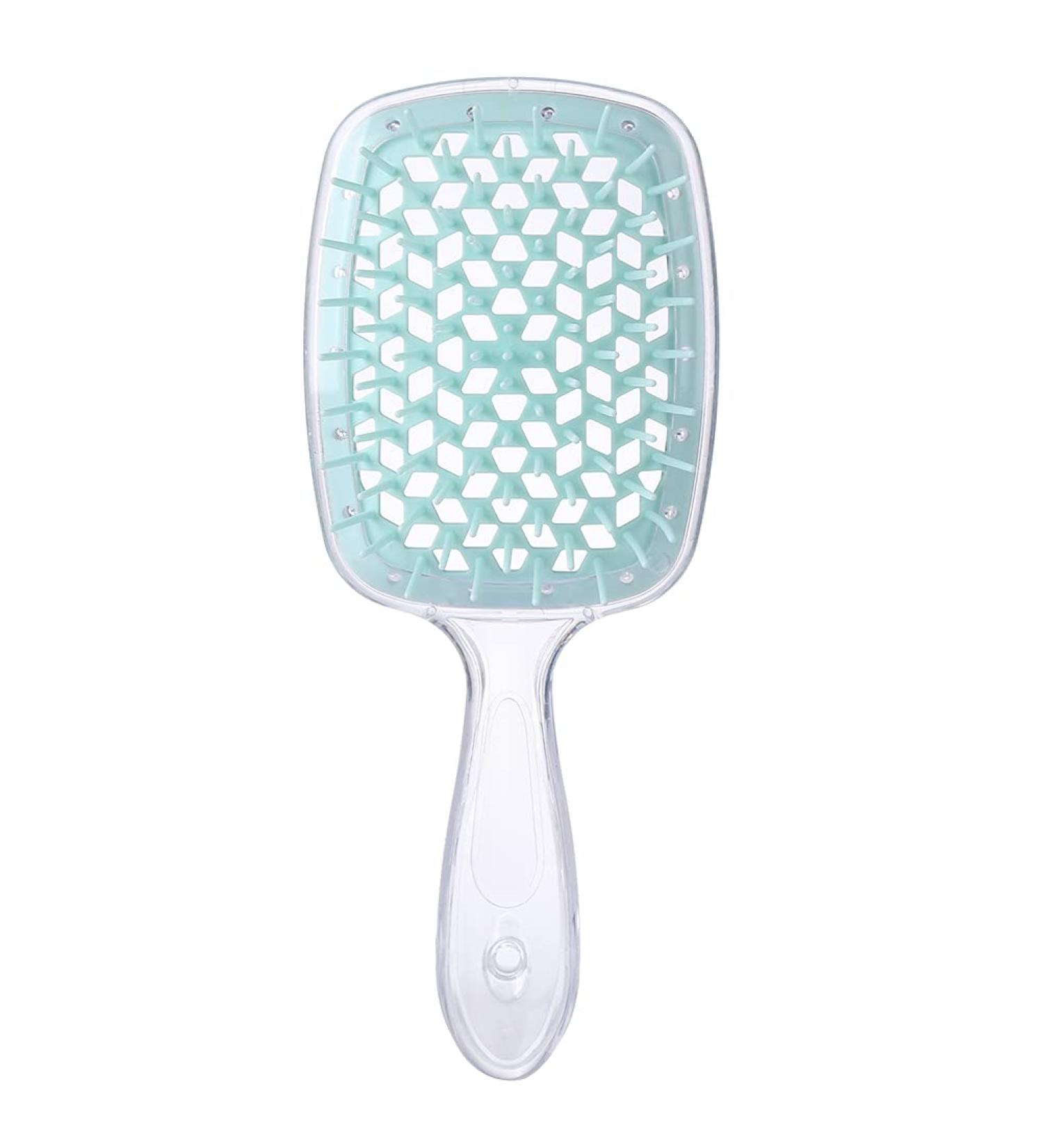 Comb Fluffy Shaped Comb Mesh Comb Wide Tooth Air Cushion Comb Massage Hair Brush Styling Tool Wide Tooth Comb (Color : Transparent Blue) - Buy Online on GoSupps.com