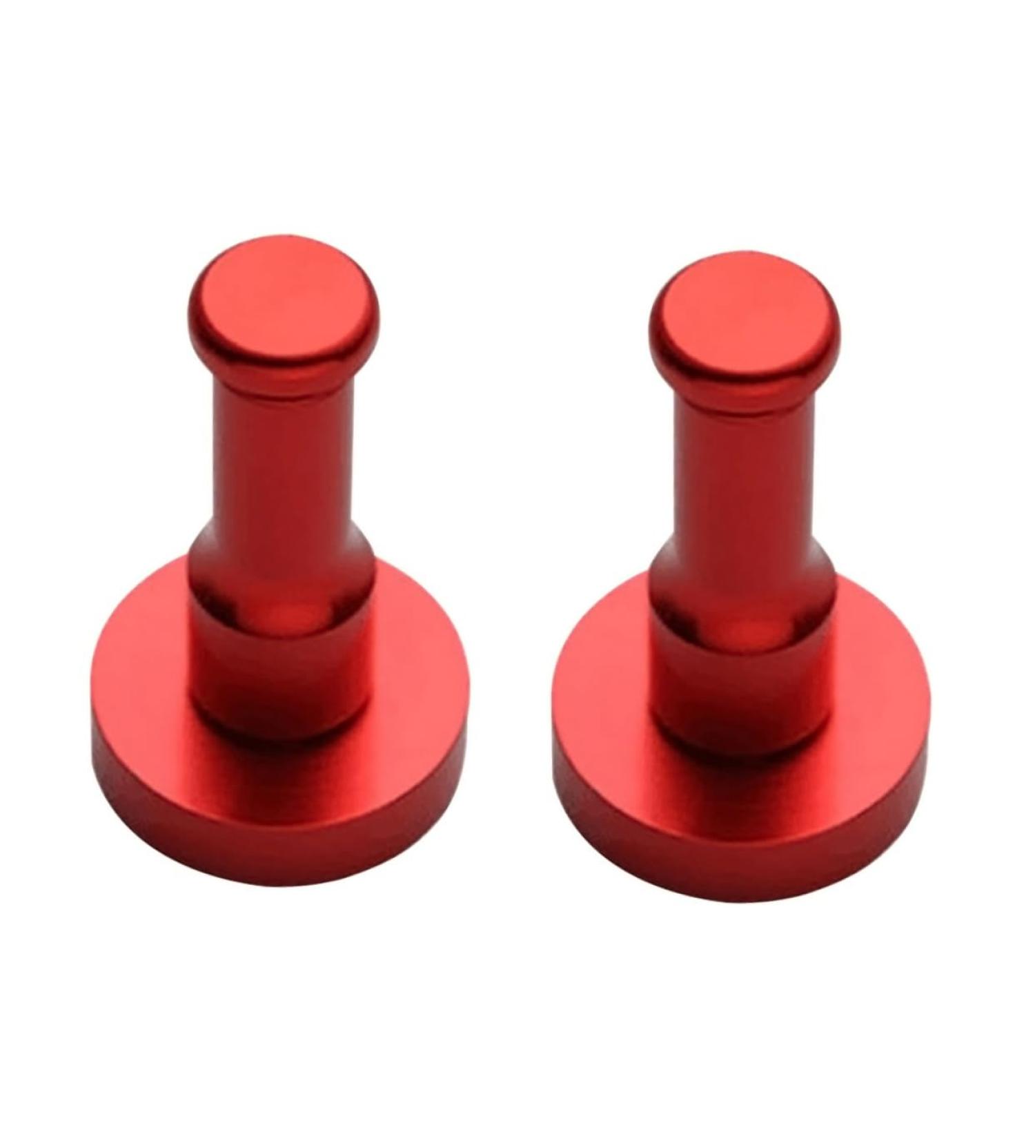 Zerodeko Wall Mounted Clothing Rack 2pcs Black Robe Wall Mount Clothing Mount Robe Hook Hat Coat Hook Clothes Hanger Sponge mediumx2pcs Redx2pcs - Buy Online on GoSupps.com