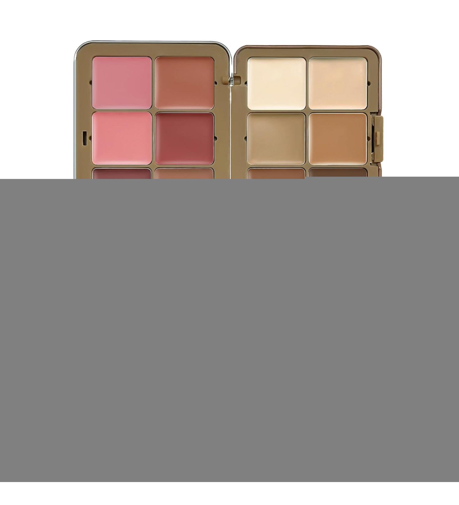  G n rique Contour and Blush Kit - Soft Cream Palette Face Tint Makeup | 12 Shades Foundation Set with Light Texture Function Natural Color Blending - Buy Online on GoSupps.com