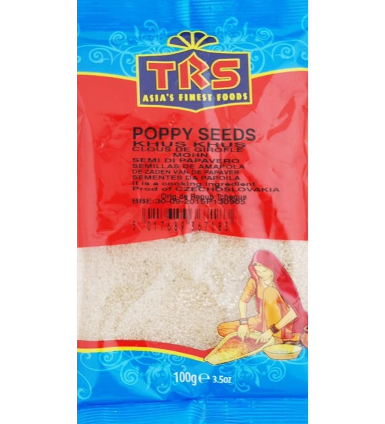 TRS White Poppy Seeds 100g - Buy Online on GoSupps.com
