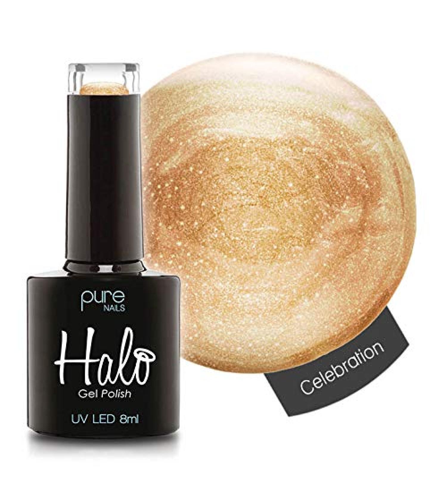 Halo Gel Polish *Full Range 8ml* **CHOOSE YOUR COLOUR(S)** (Celebration N2881) Celebration N2881 8 ml (Pack of 1)