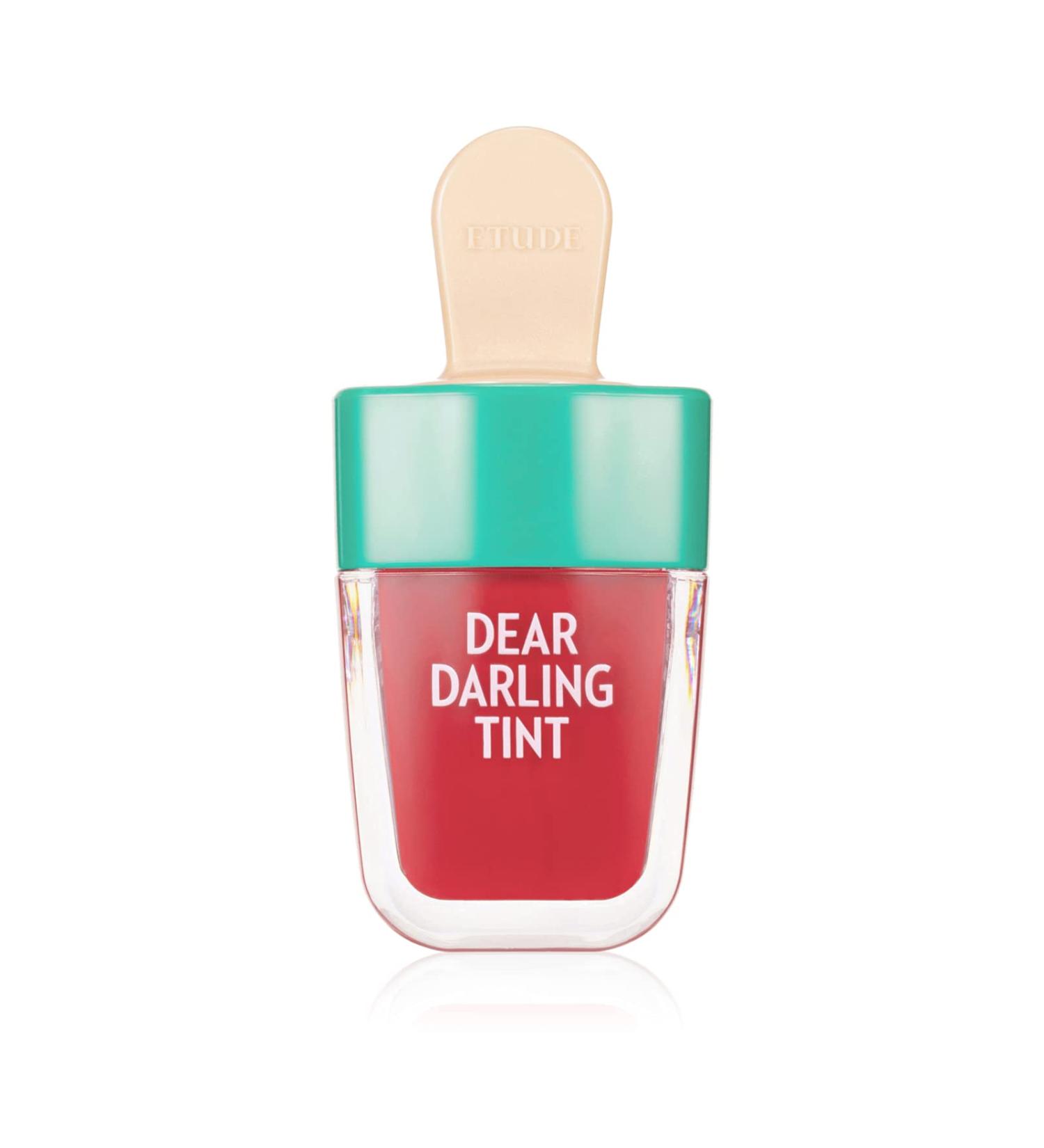 Etude House Dear Darling Water Gel Tint Ice Cream - RD307 Watermelon Red | Vivid Mineral Lip Tint (21AD) - Buy Online on GoSupps.com