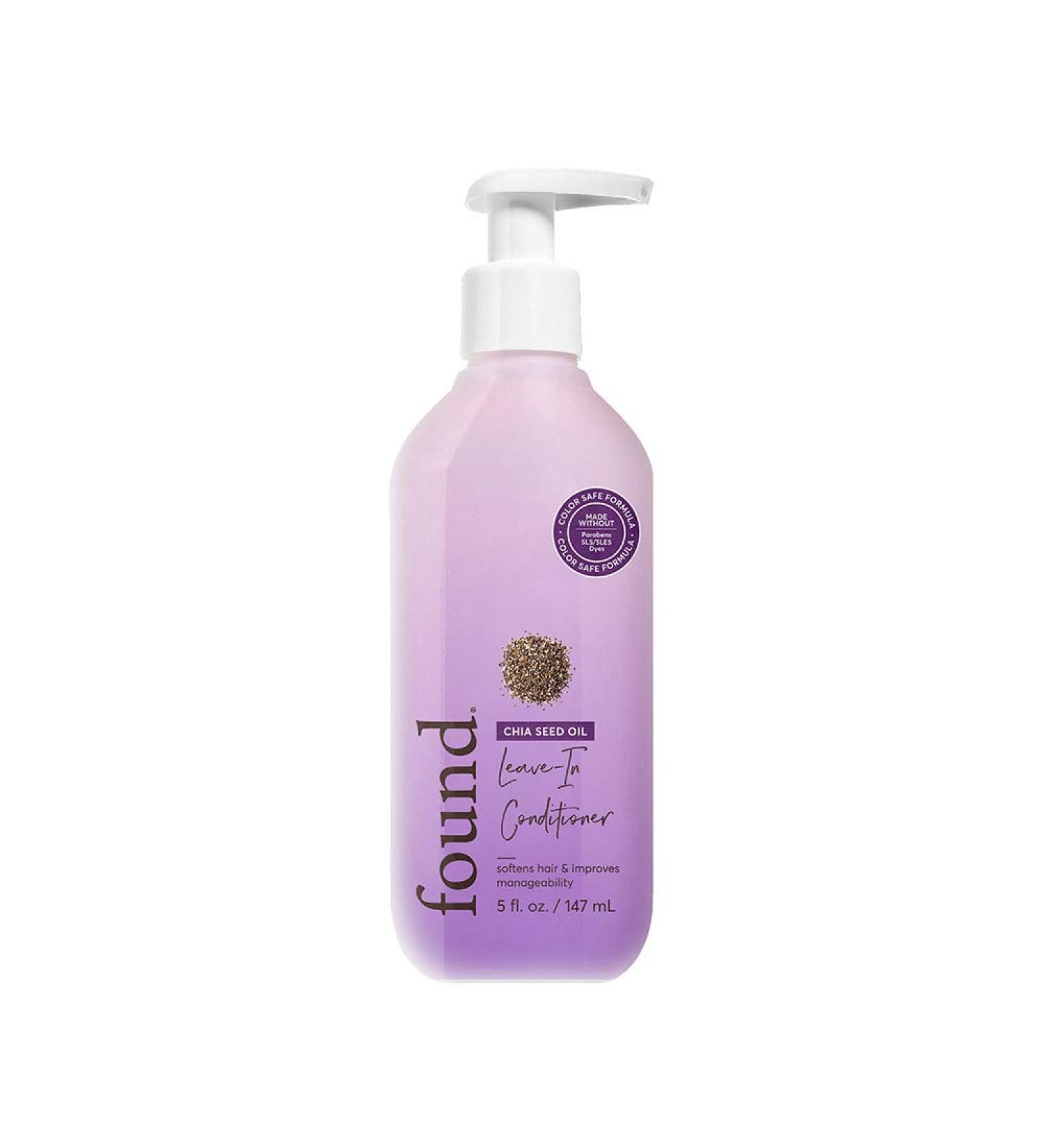 FOUND Haircare Chia Seed Oil Leave-In Conditioner 5 oz - Lightweight Cream for Soft Hydrated Hair | International Shipping Available - Buy Online on GoSupps.com