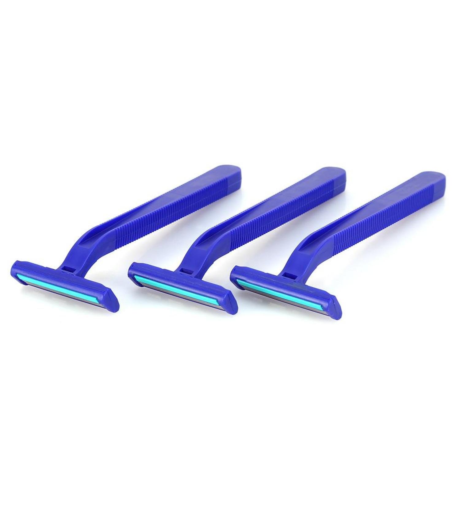 3-Piece Set Disposable Razors for Men - Sharp Durable Razor Blade Holder - Ideal for Personal Use - Buy Online on GoSupps.com