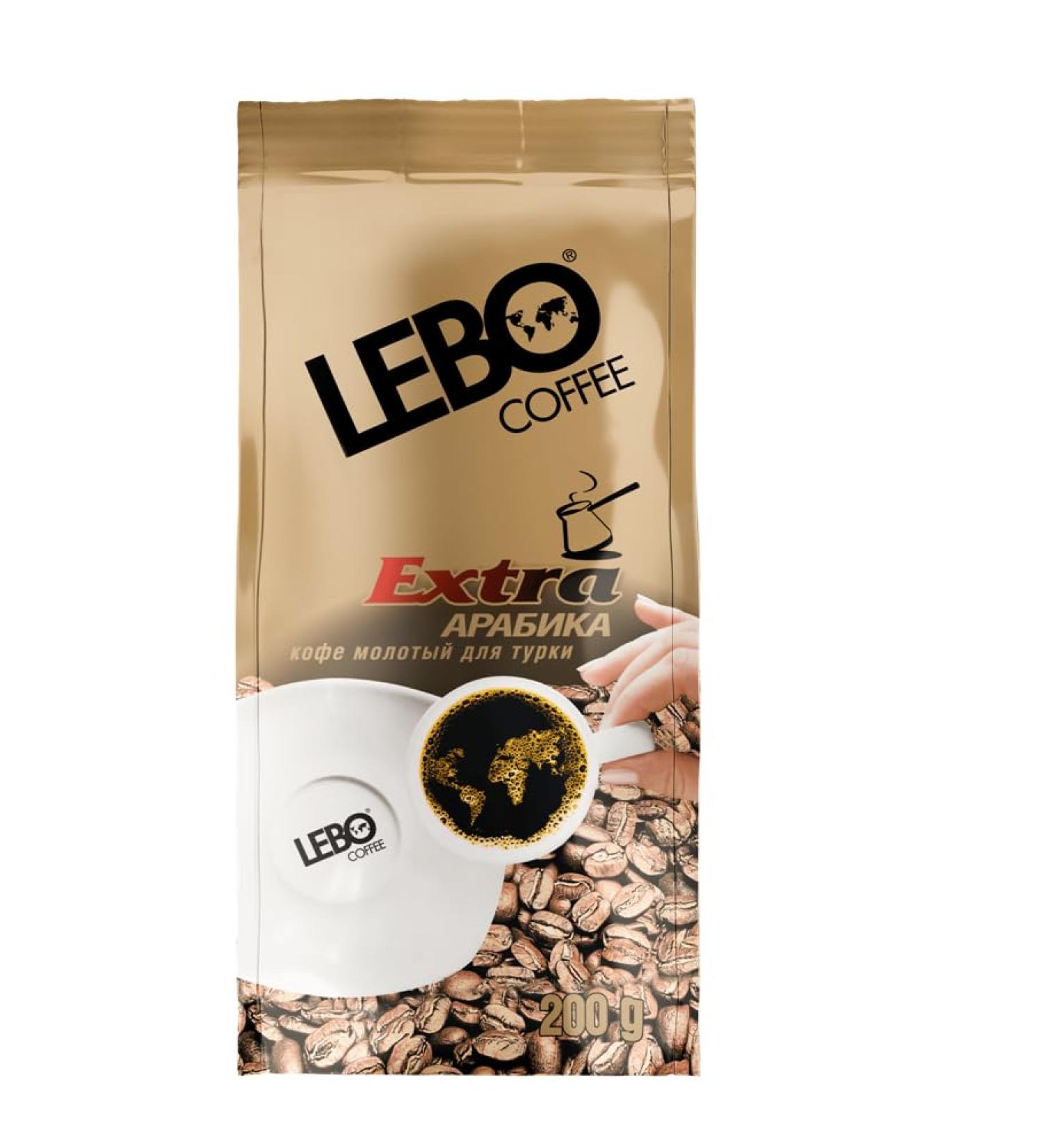 LEBO Coffee Extra 5 x 200g Caf moulu - Buy Online on GoSupps.com