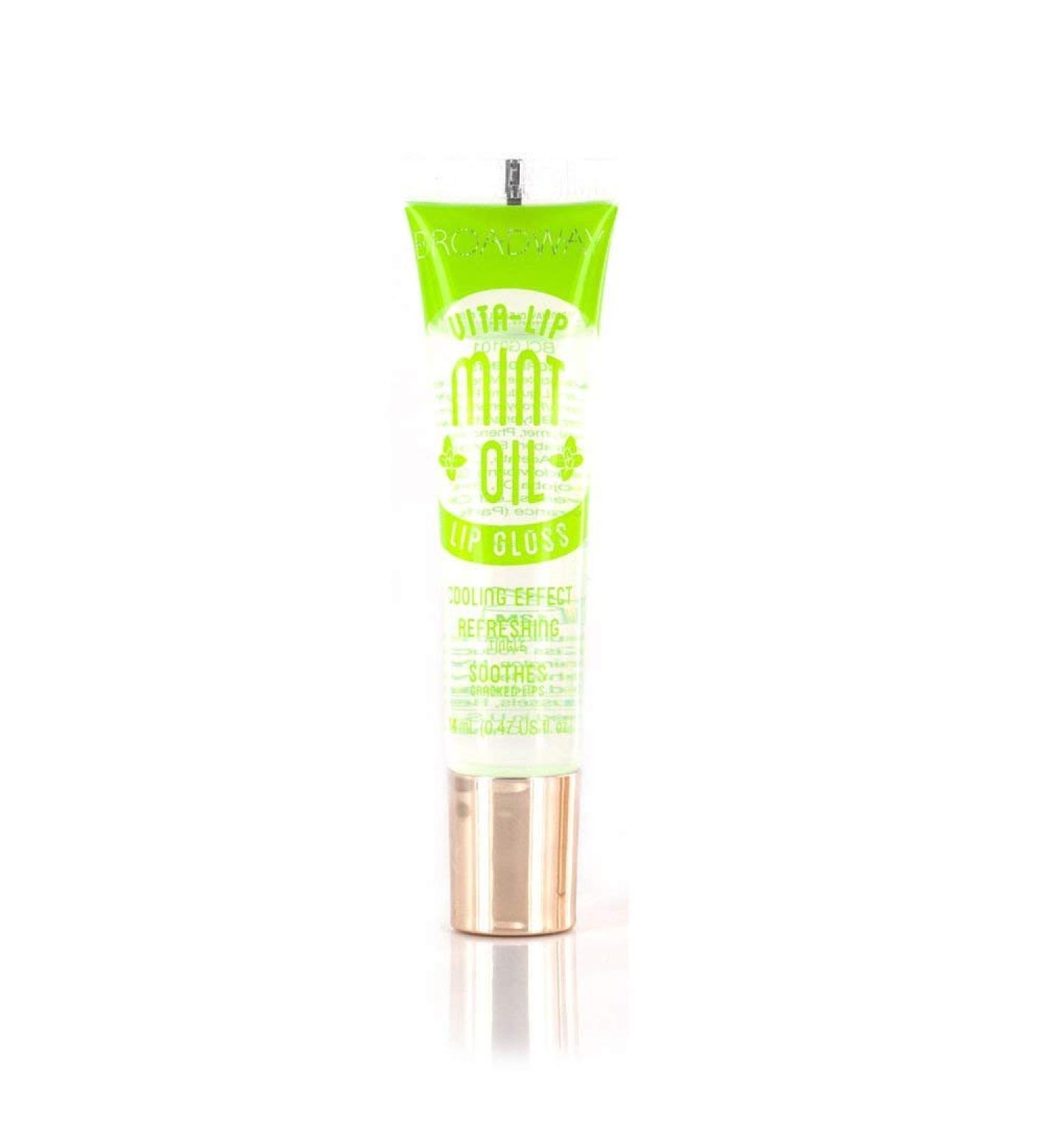 Broadway Vita-Lip Clear Lip Gloss 0.47oz/14ml - Mint Oil | BCLG0101 - Buy Online on GoSupps.com