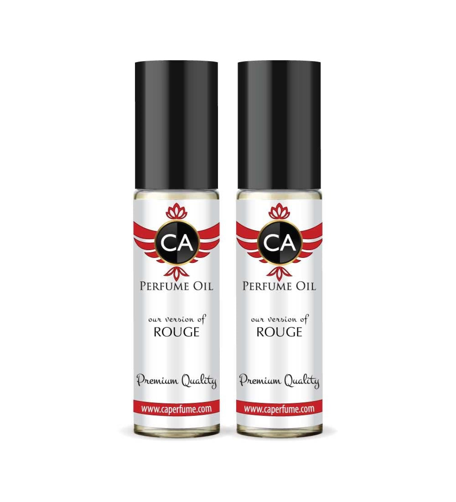 CA Perfume Impression of Rouge For Men Replica Fragrance Body Oil Dupes Alcohol-Free Essential Aromatherapy Sample Travel Size Concentrated Long Lasting Attar Roll-On 0.3 Fl Oz-X2 - Buy Online on GoSupps.com