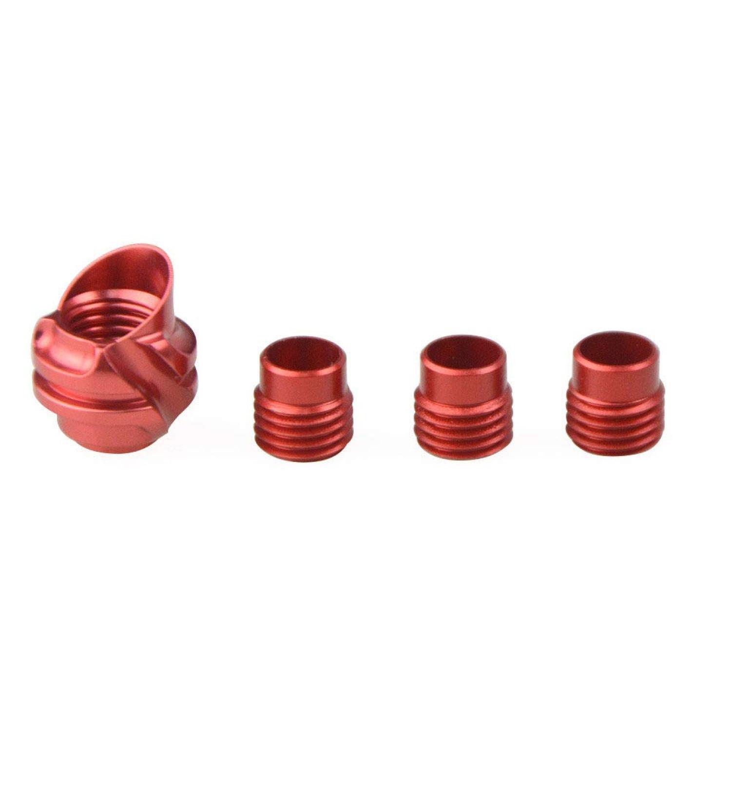 37/45 Degree Aluminum Hooded Peep Sight Compound Bow Housing Aperture Kit with 3 Size Inner Core - Red - Buy Online on GoSupps.com