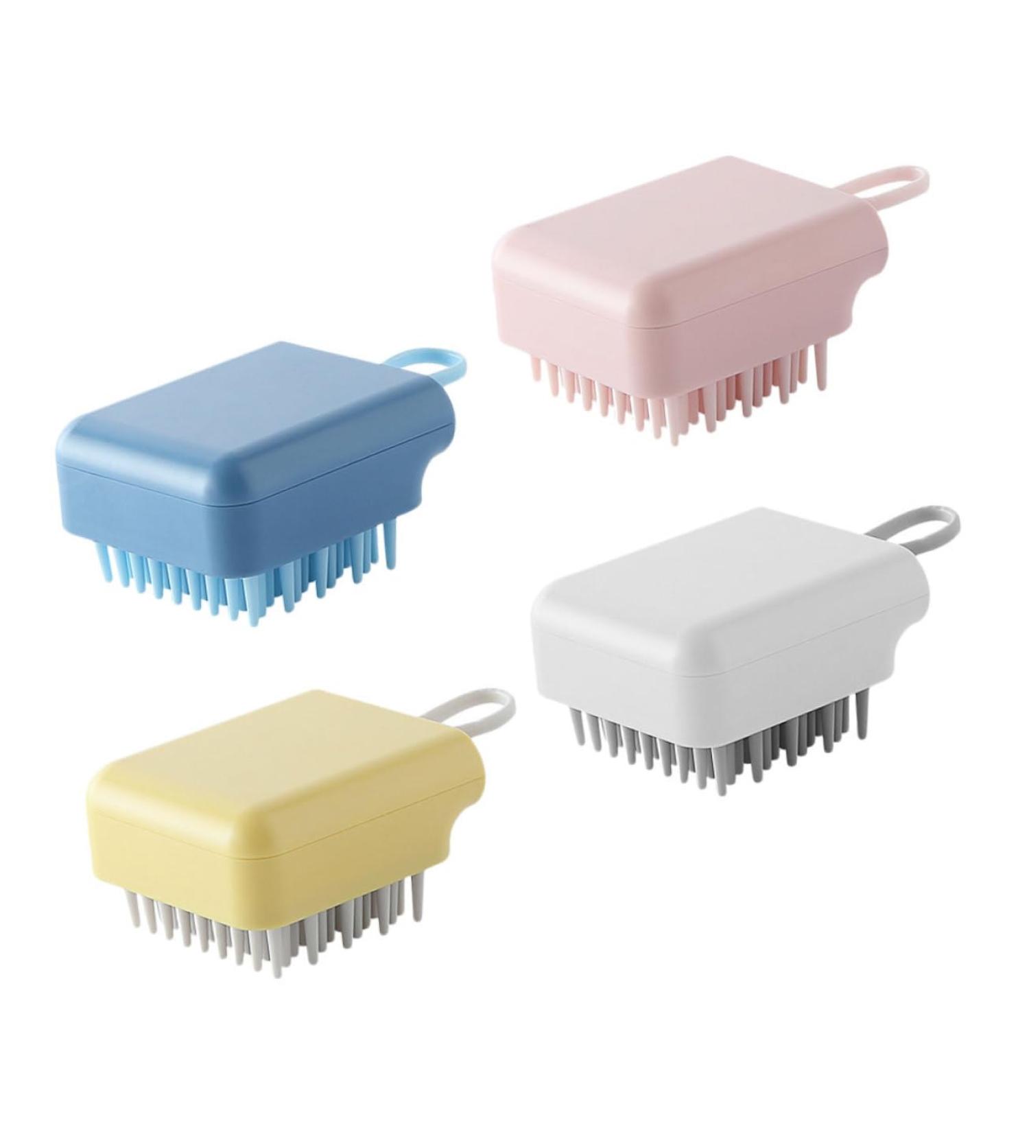 Buy Magiclulu Silicone Shampoo Brush - 12-Pack Scalp Massager & Limestone Remover for Baby Shampoo - Multifunction Hair Care Tool - Buy Online on GoSupps.com