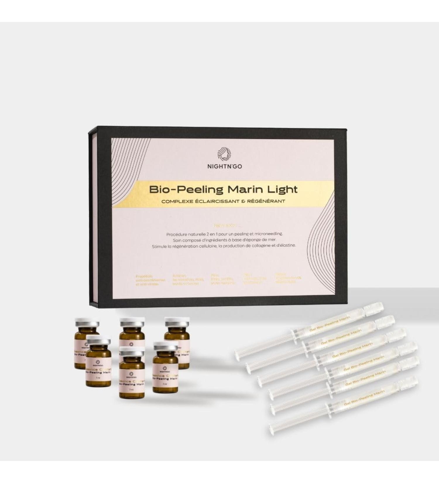 Biopeeling-Needle Light Soin Base de Bio-Micro-Aiguilles Peeling Exfoliant et R g n rant R duit Taches Pigmentaires Acn et Cicatrices Stimulation Collag ne Pack de 6 Soins - Buy Online on GoSupps.com