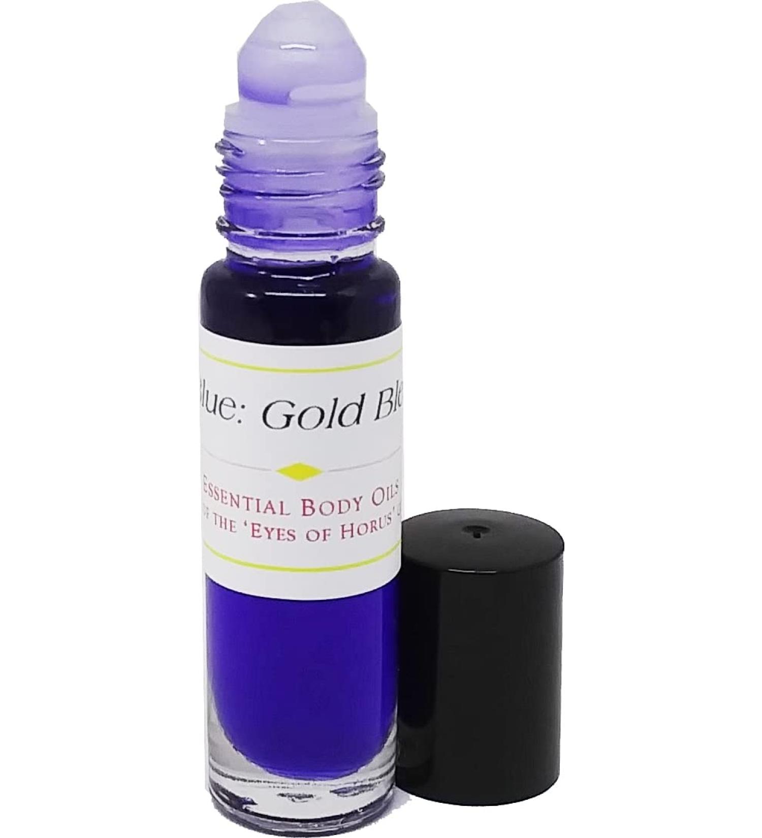 Polo Blue: Gold Blend - Type For Men Cologne Body Oil Fragrance Roll-On - Purple - 1/3 oz. - ID#32153 0.33 Fl Oz (Pack of 1)