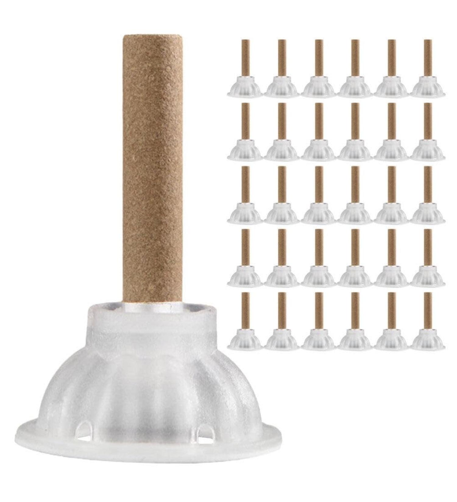 IPETBOOM Moxibustion Sticks & Basis - 50 Sets Mini Handmade Acupuncture Moxa Sticks for Body Therapy - Buy Online on GoSupps.com