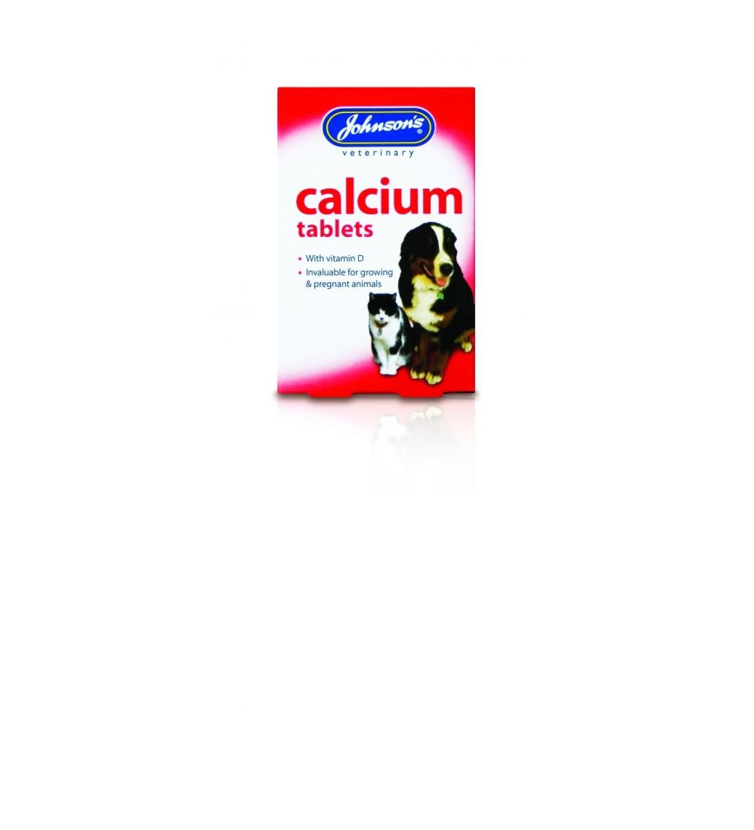 Johnsons Vet Calcium and Vitamin D Tablets Pack of 40 A010