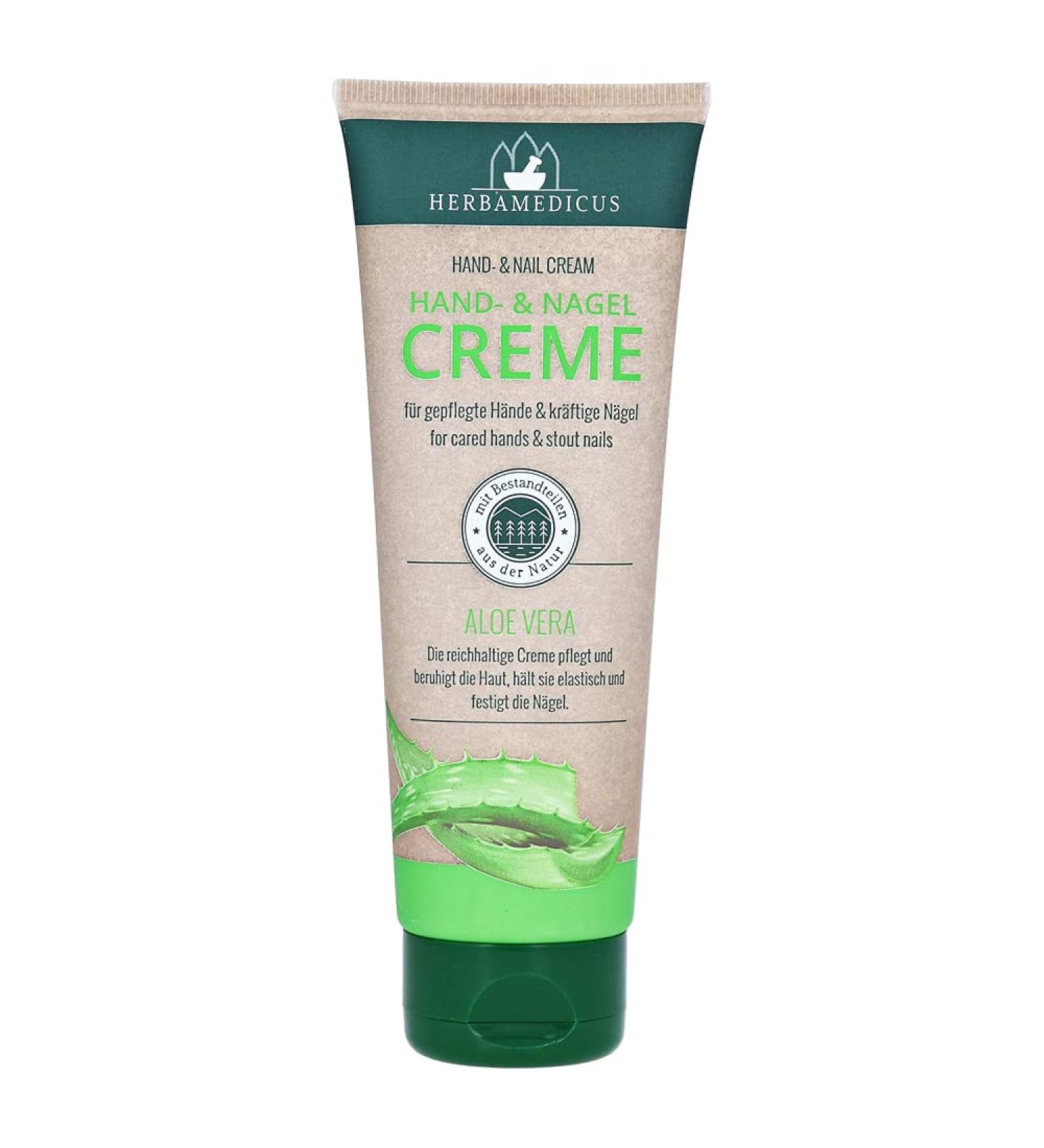 HAND AND NAIL Cream with Aloe Vera Herbamedicus 125 ml