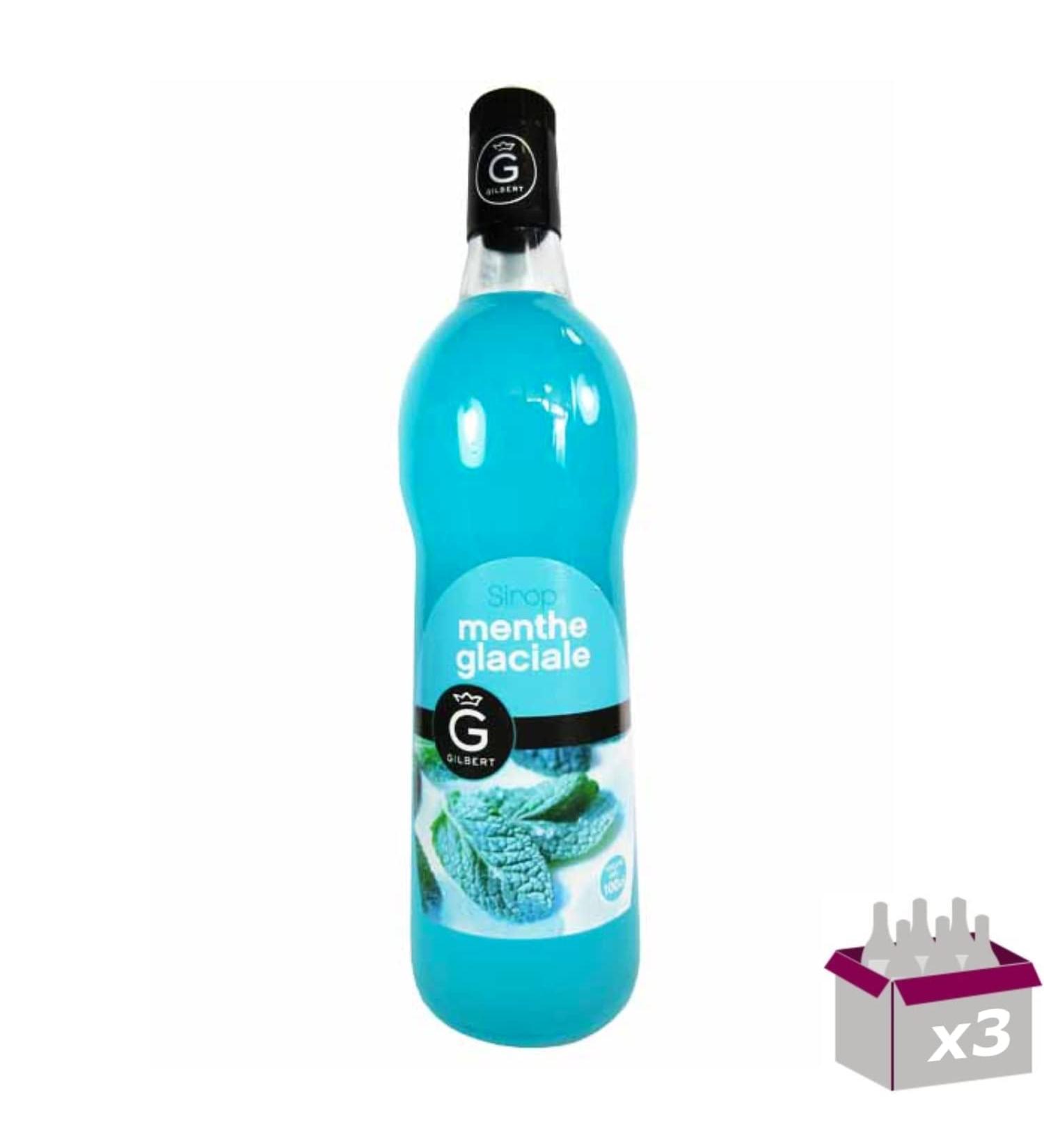 Set of 3 Rioba Syrups - Icy Mint - 3 x 1L