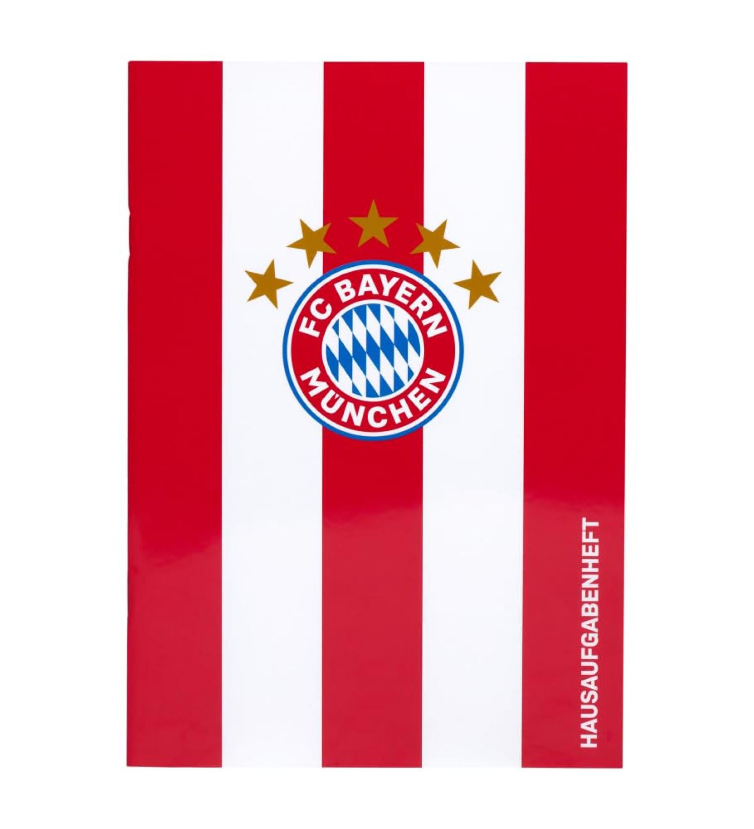 FC Bayern Munich Notebook - Ideal Homework Book for Fans | FCB Official Merchandise - Buy Online on GoSupps.com
