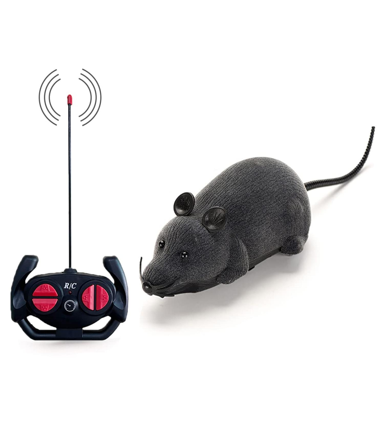 Hebudy Remote Control Rat Toys Wireless Control Realistic Rat Mouse Moving Mice Toy for Cat Kitten Dog Pet Novelty Gift Infrared RC Rat for Kids Children Halloween Christmas Birthday Gifts (Gray) - Buy Online on GoSupps.com