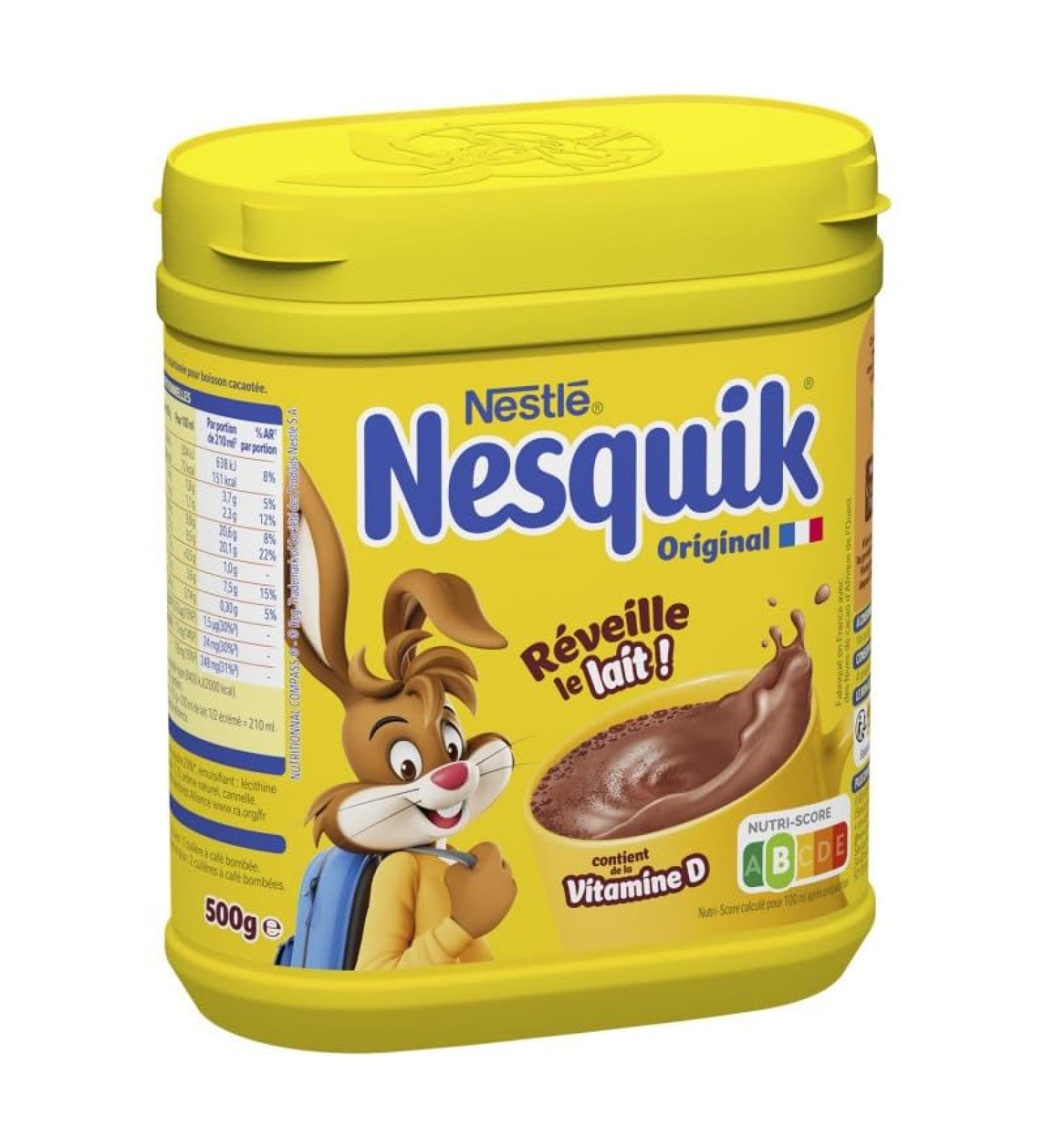  G n rique NESQUIK Chocolate Powder 500g - For delicious and nutritious chocolate drinks - Pack of 4 - Buy Online on GoSupps.com