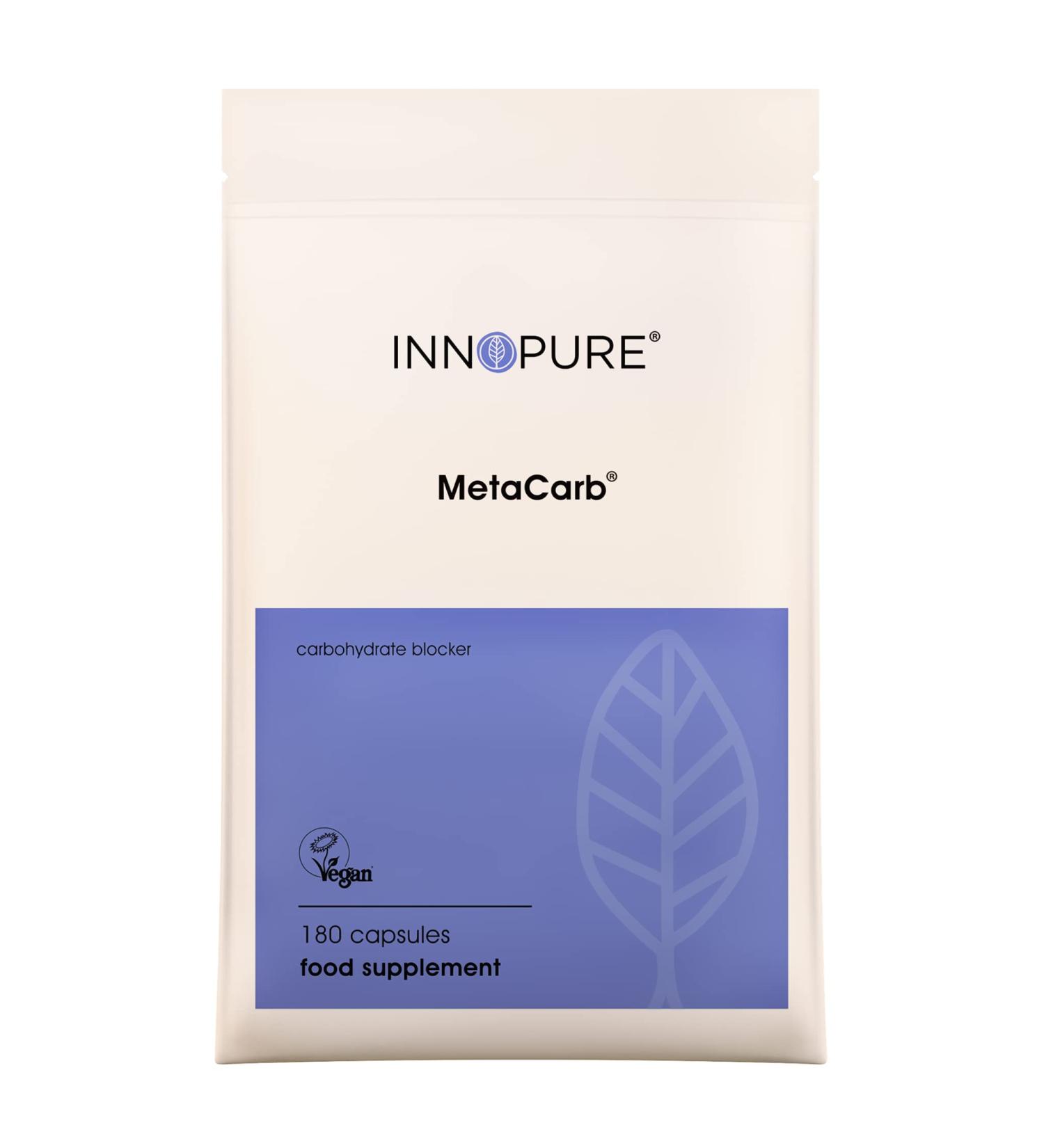MetaCarb - White Kidney Bean Extract Carb Blocker - 180 Capsules (2 Months Supply) - Buy Online on GoSupps.com