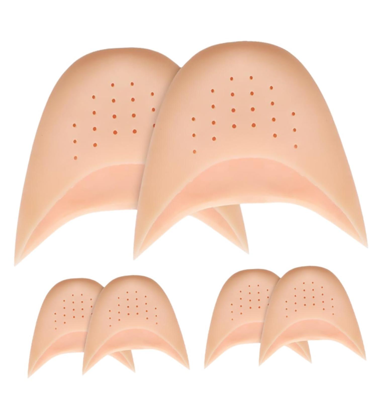 Lurrose 6pcs Toe Protector & Shoe Fillers - Silicone Gel Toe Pads for Pointe Shoes - Reusable & Breathable Toe Covers - Buy Online on GoSupps.com