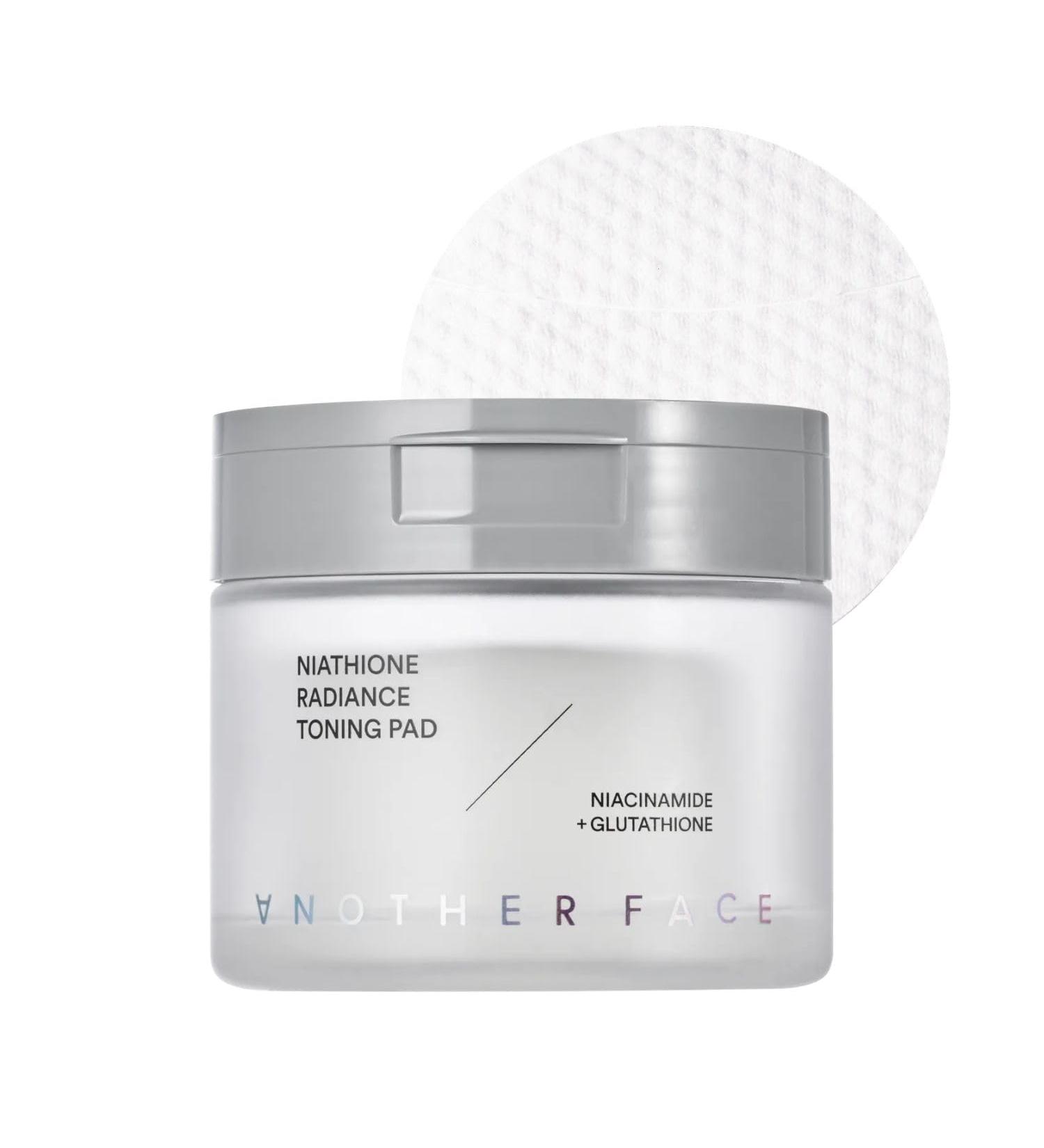 Anotherface Niathione Toner Pad 70 Sheets | Quick Soothing & Brightening Water Gel Face Pads for Glass Skin | Containing Niacinamide and Glutathione Korean Skincare - Buy Online on GoSupps.com