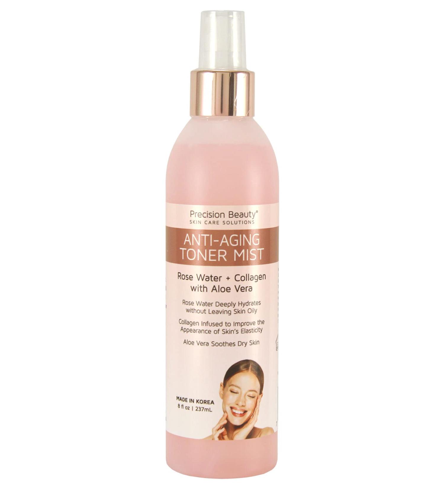 Precision Beauty Toner Mist 8 Fl Oz Anti- Aging