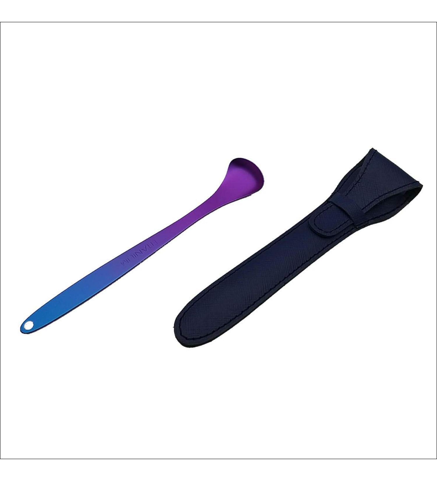 TE to TE Yo Okabe Tableware - Premium II with Navy Matte Purple Leather Case | Made in Japan | International Shipping - Buy Online on GoSupps.com