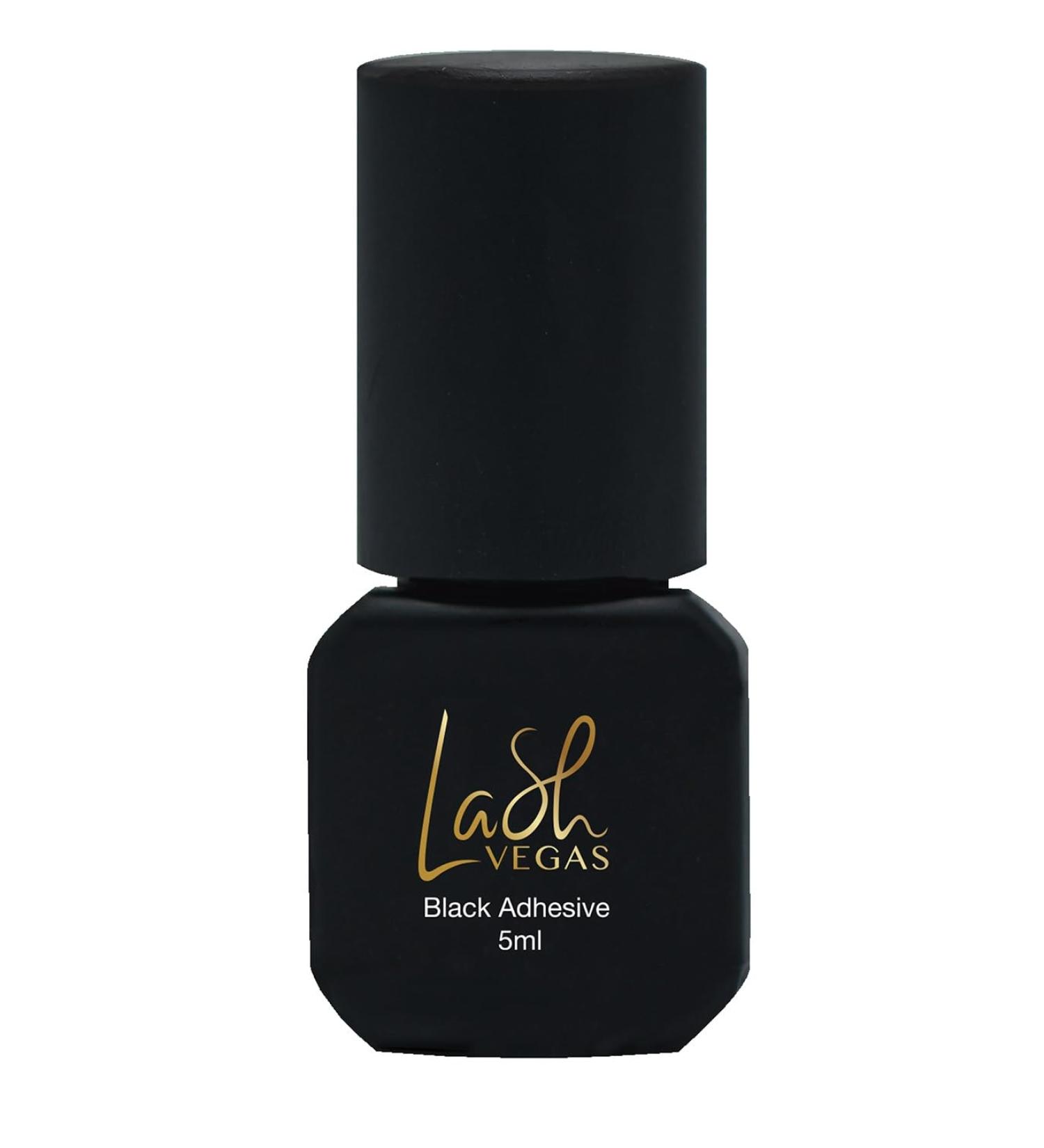 LashVegas Extra Strong Black Lash Glue for Lash Extensions | Fast-Drying 0.5-1 Sec Adhesive | Long-Lasting 6-7 Week Retention | Professional Eyelash Extensions Glue (5ml - Buy Online on GoSupps.com