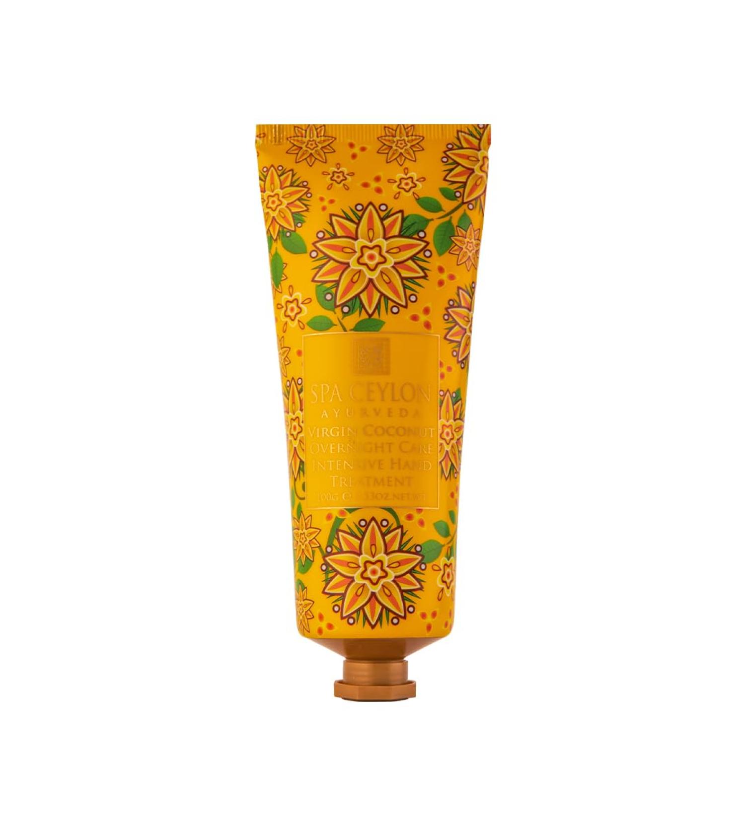 SPA CEYLON Virgin Coconut Overnight Care Intensive Hand Treatment | Travel Size Hand Lotion | Natural Products | Hand Repair | Controlling Roughness and Dry Patches - Buy Online on GoSupps.com