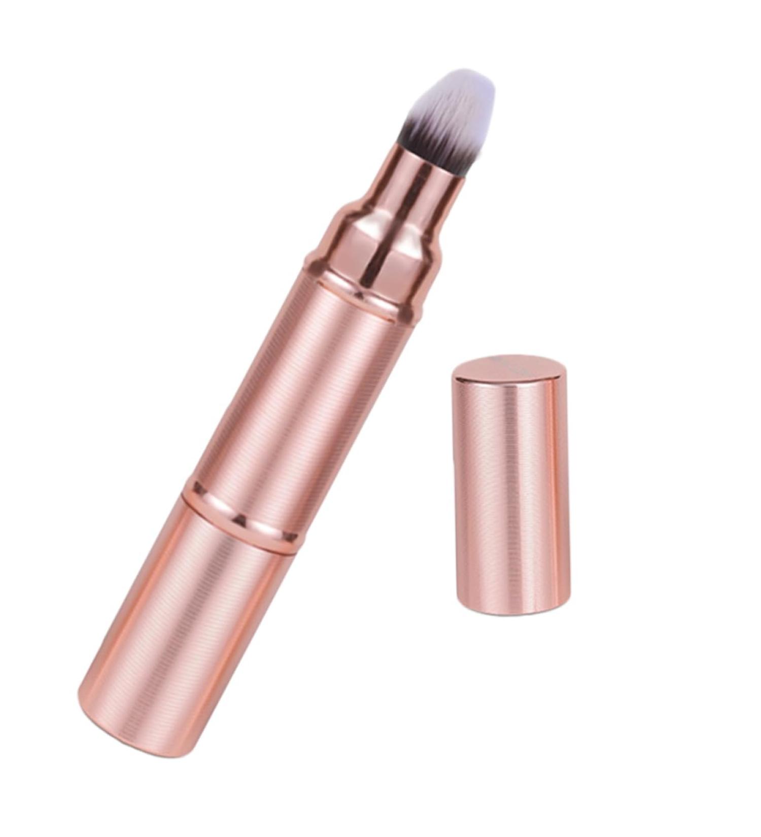 Beavorty Double-ended Makeup Brush Cosmetic Powder Brush Concealer Brush Makeup Blending Brush Makeup Sponge Powder Blush Brush Women Makeup Tool Rose Gold Travel Artificial Fiber Paint - Buy Online on GoSupps.com
