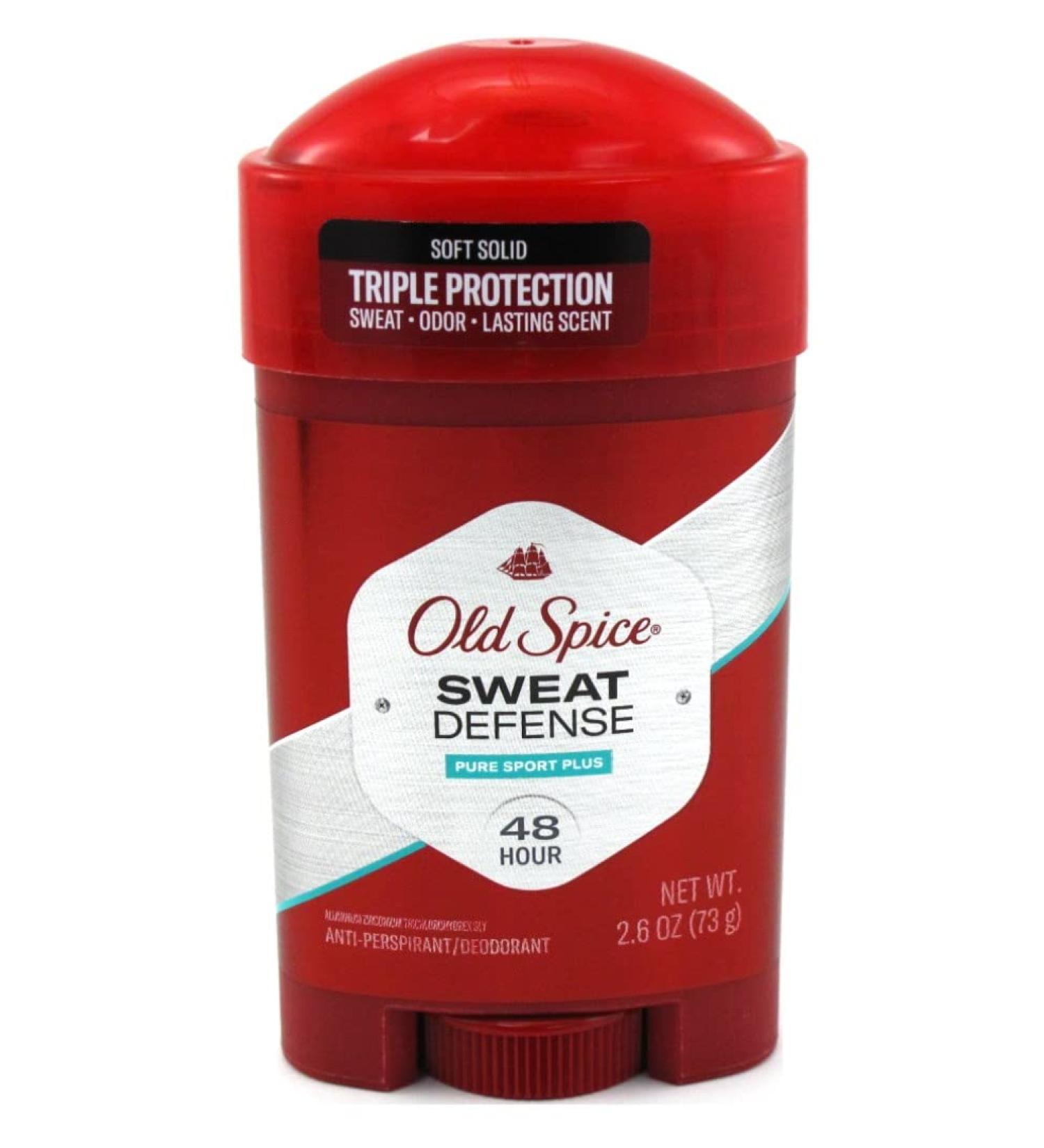 Old Spice Pure Sport+ Soft Solid Anti-Perspirant 2.6 oz (Pack of 2) - Buy Online on GoSupps.com