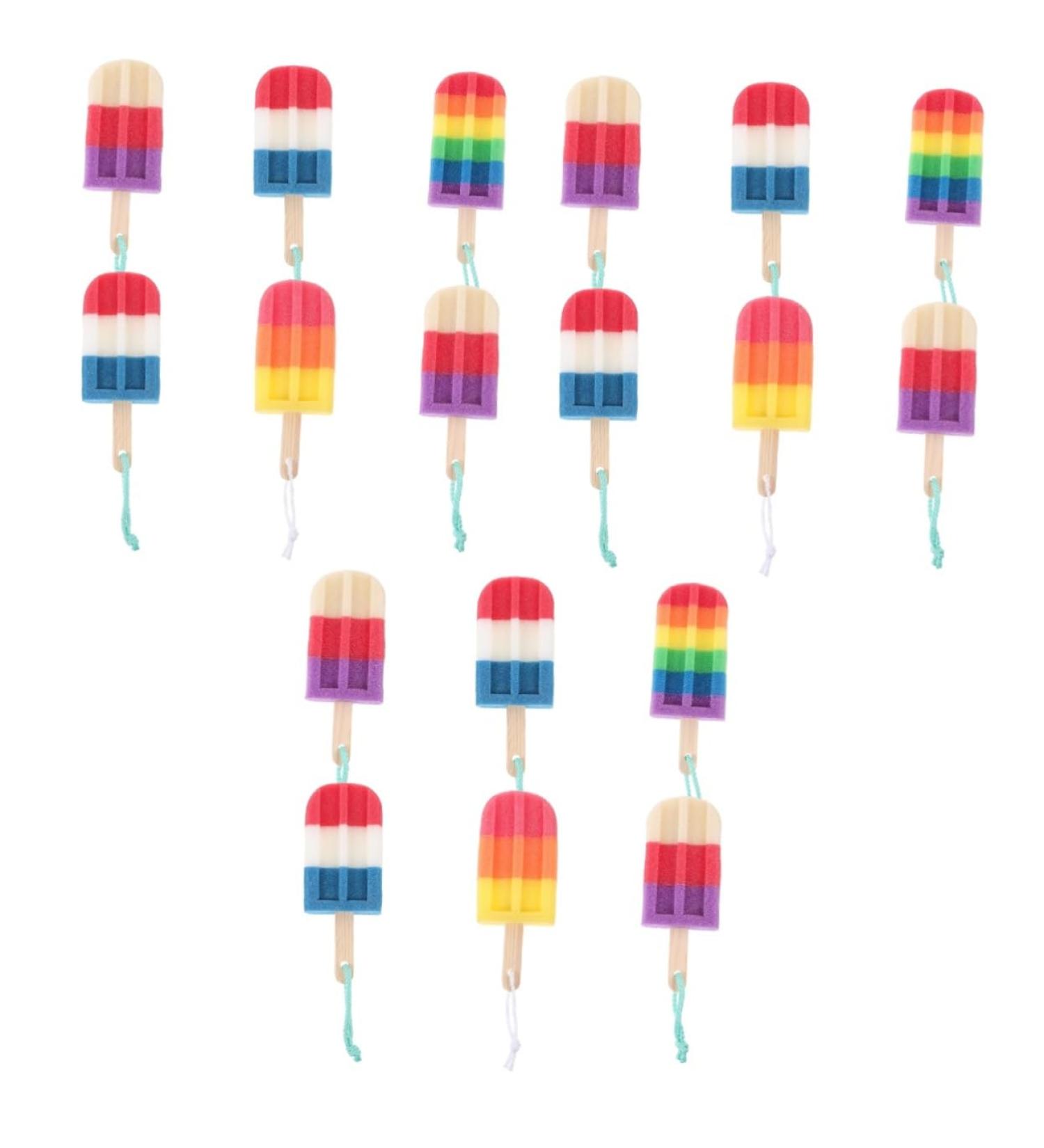 Beavorty 18 Pcs Bath Flower & Scrubber Set | Spa-Quality Shower Sponge & Pouf for Exquisite Skin Care - International Shipping Available - Buy Online on GoSupps.com