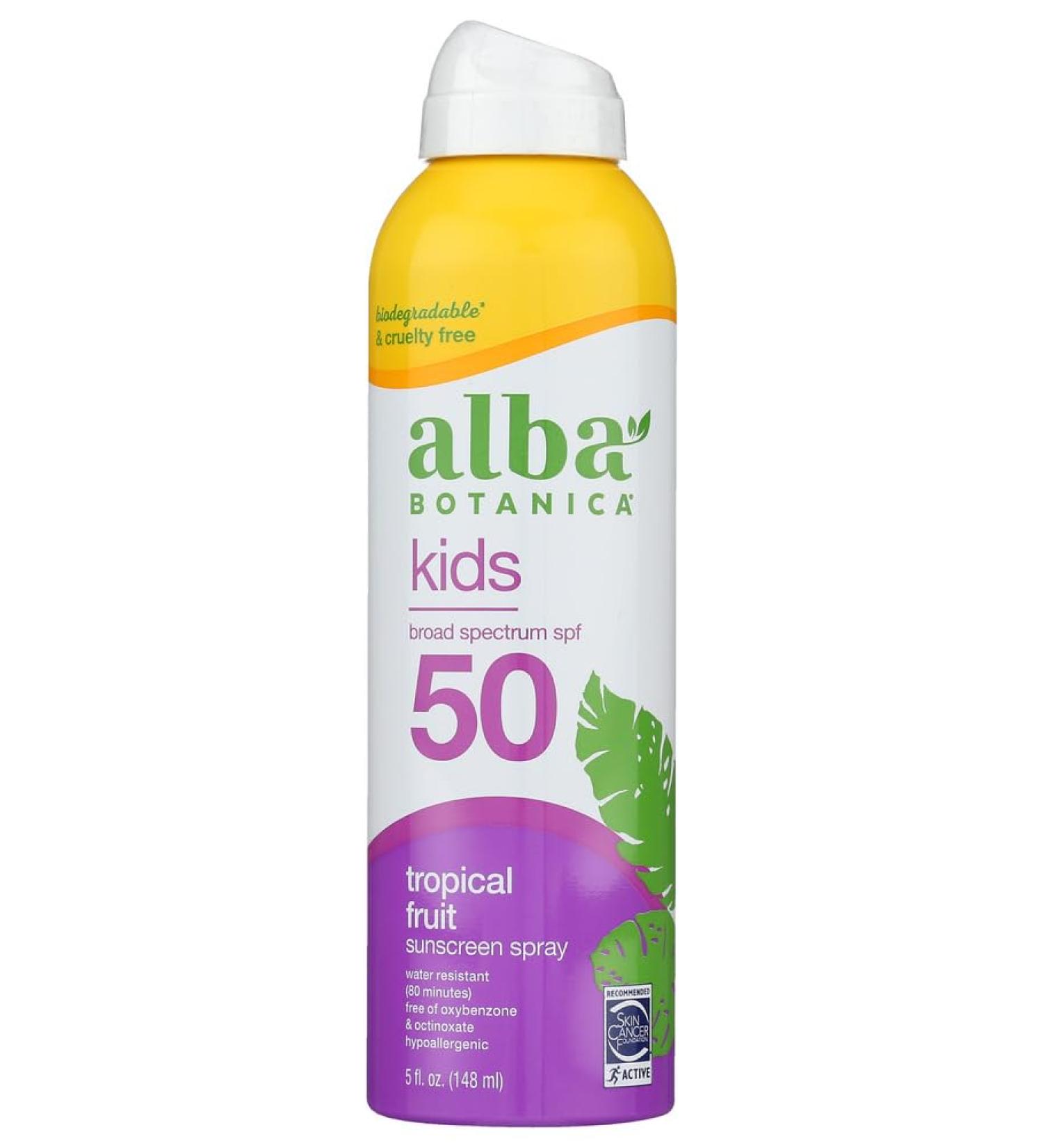 Alba Botanica Very Emollient Active Kids Spray Sunscreen SPF 50 6 oz (Pack of 5)5 - Buy Online on GoSupps.com
