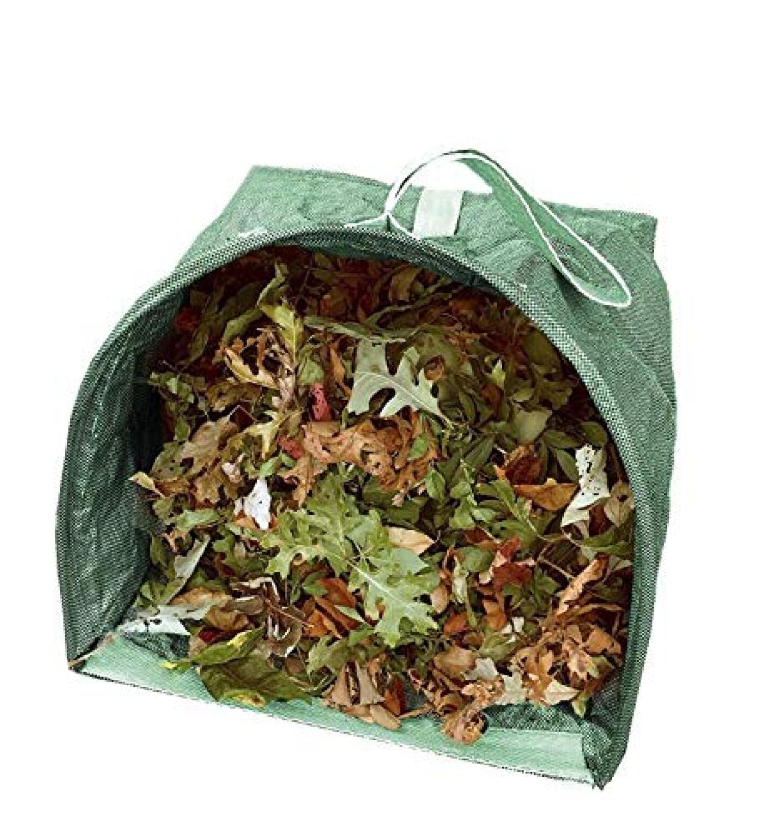 Giant Yard Dustpan-Type Garden Bag for Collecting Leaves Heavy Duty Gardening Bags Reuseable Leaf Waste Bag for Lawn Pool Garden 2 pack - Buy Online on GoSupps.com