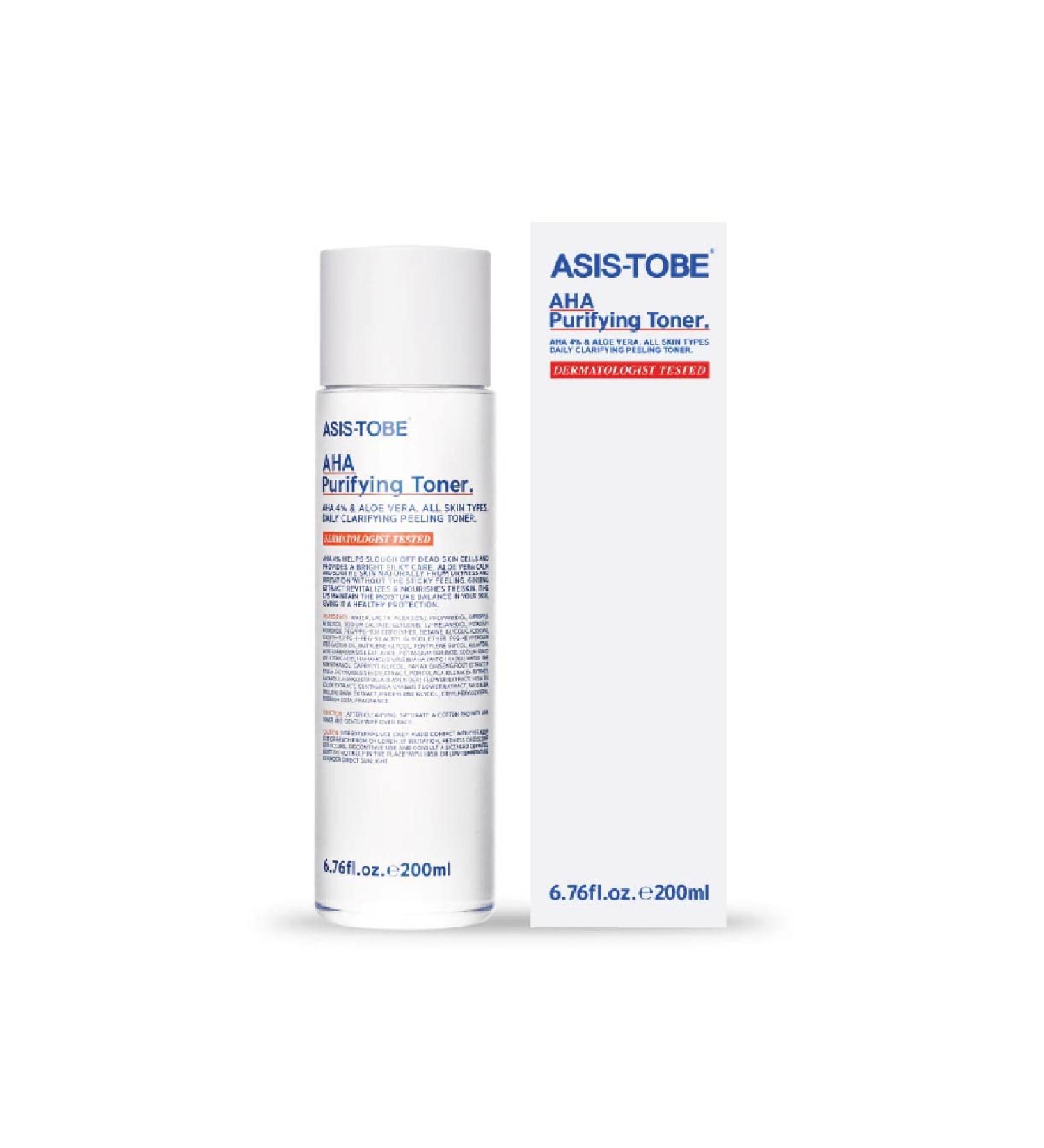 ASIS-TOBE AHA Purifying Toner 6.76 oz / 200ml - Buy Online on GoSupps.com