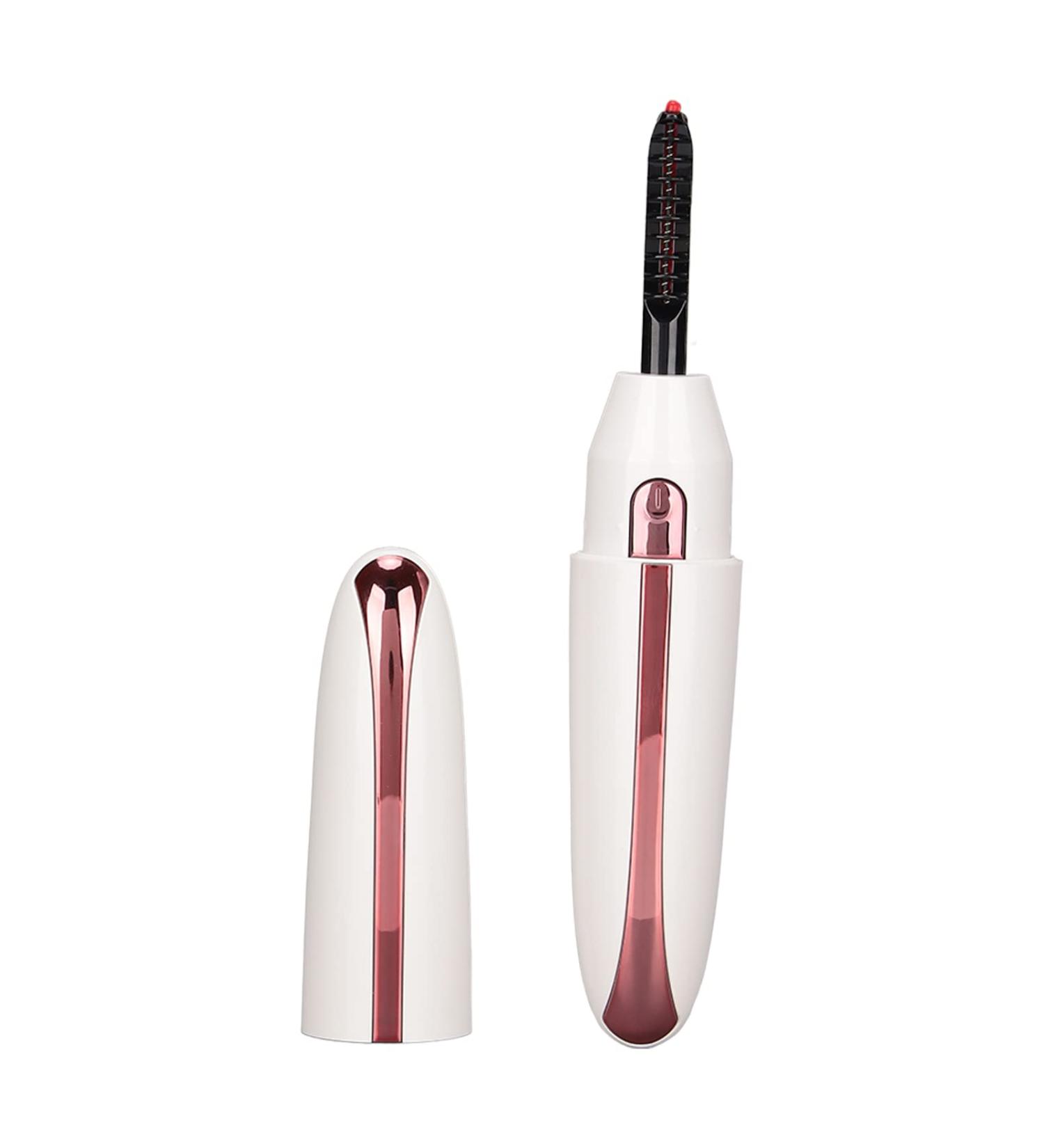 Buy Heated Eyelash Curler - Electric USB Rechargeable Fast Heating & Long Lasting Curl | Shop Now for Effortless Beauty - Buy Online on GoSupps.com